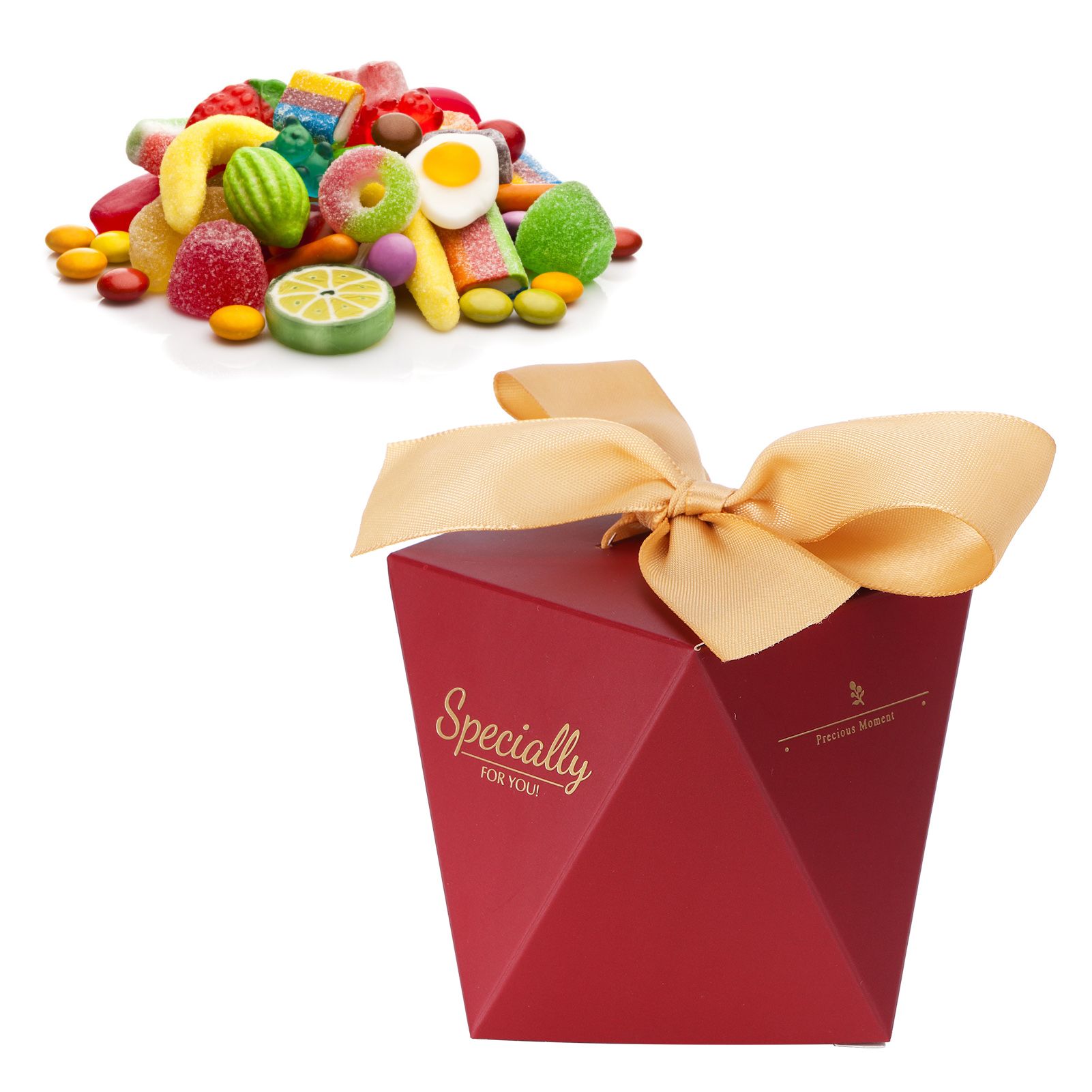 25 Sets Candy Box Cookies Gift Boxes with Ribbon for Birthday Wedding Party FavorL view 9