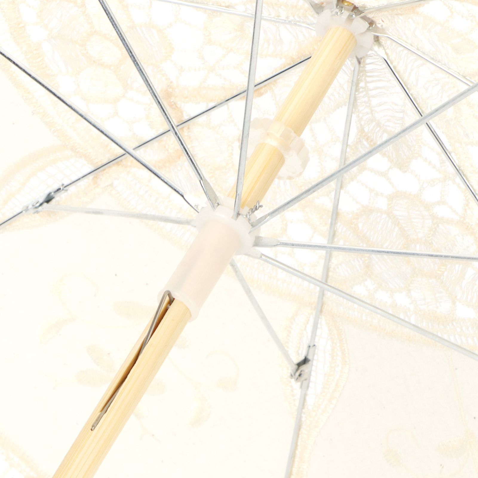Lace Umbrella Parasol Vintage Wedding Bridal Umbrella for Photo Costume Party view 12
