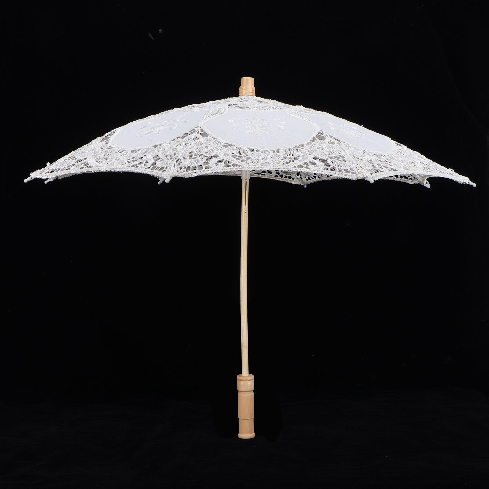 Lace Umbrella Parasol Vintage Wedding Bridal Umbrella for Photo Costume Party view 15