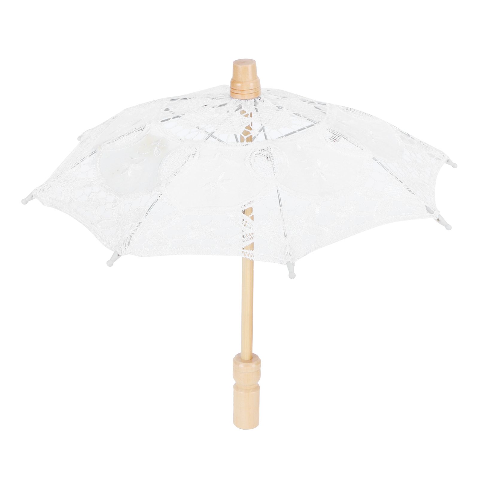 Lace Umbrella Parasol Vintage Wedding Bridal Umbrella for Photo Costume Party view 2