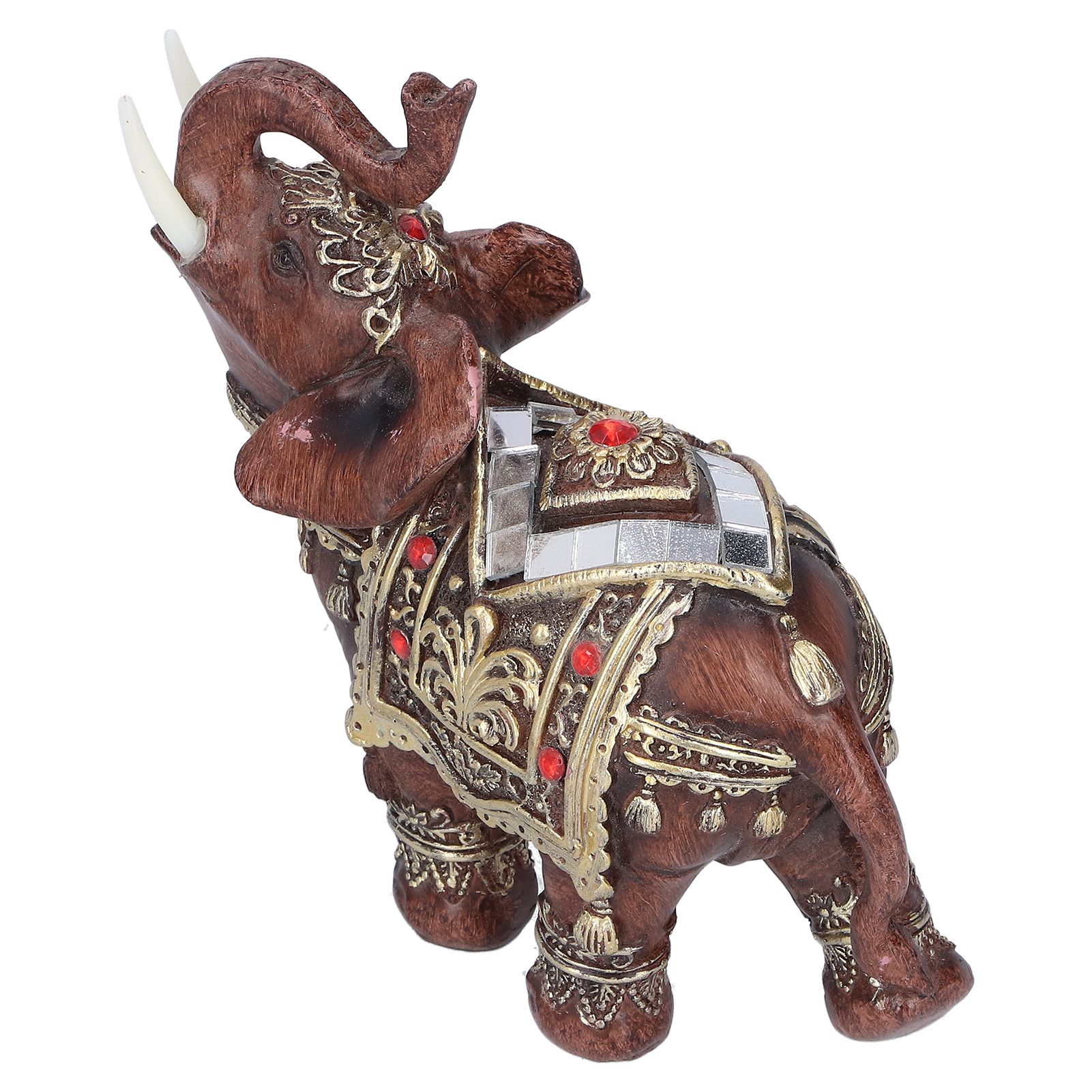 Elephant Statue Resin Desktop Figurine Ornament Home Living Room Decoration view 4