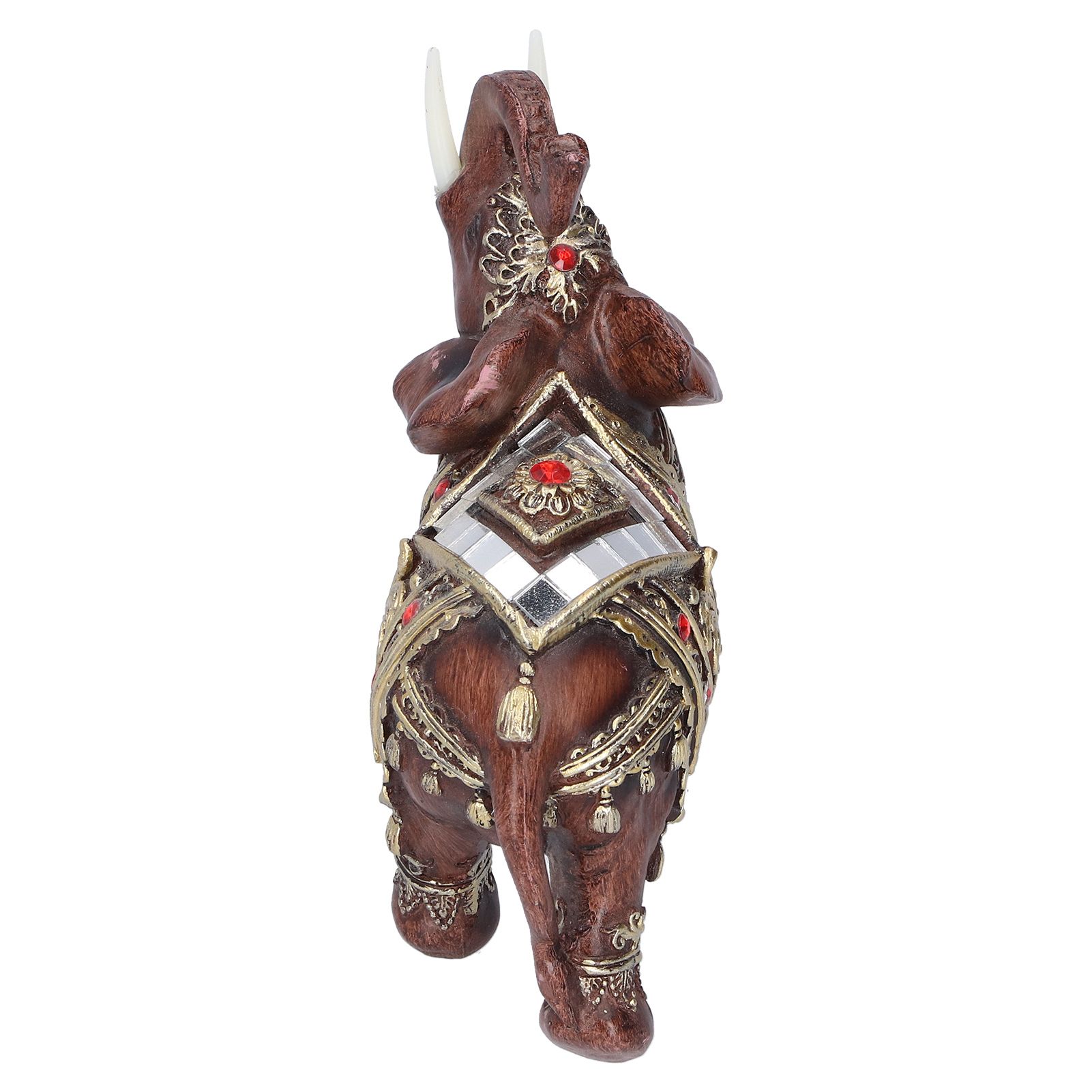 Elephant Statue Resin Desktop Figurine Ornament Home Living Room Decoration view 5