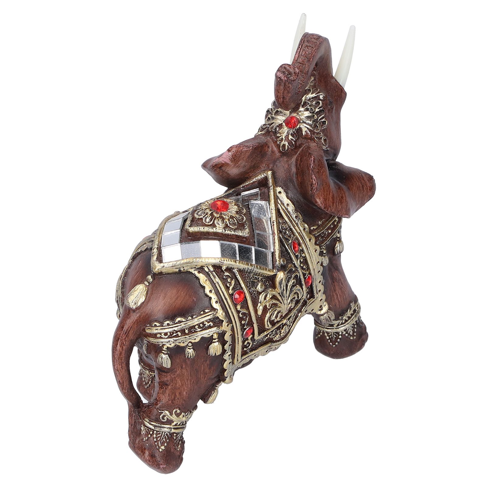 Elephant Statue Resin Desktop Figurine Ornament Home Living Room Decoration view 6