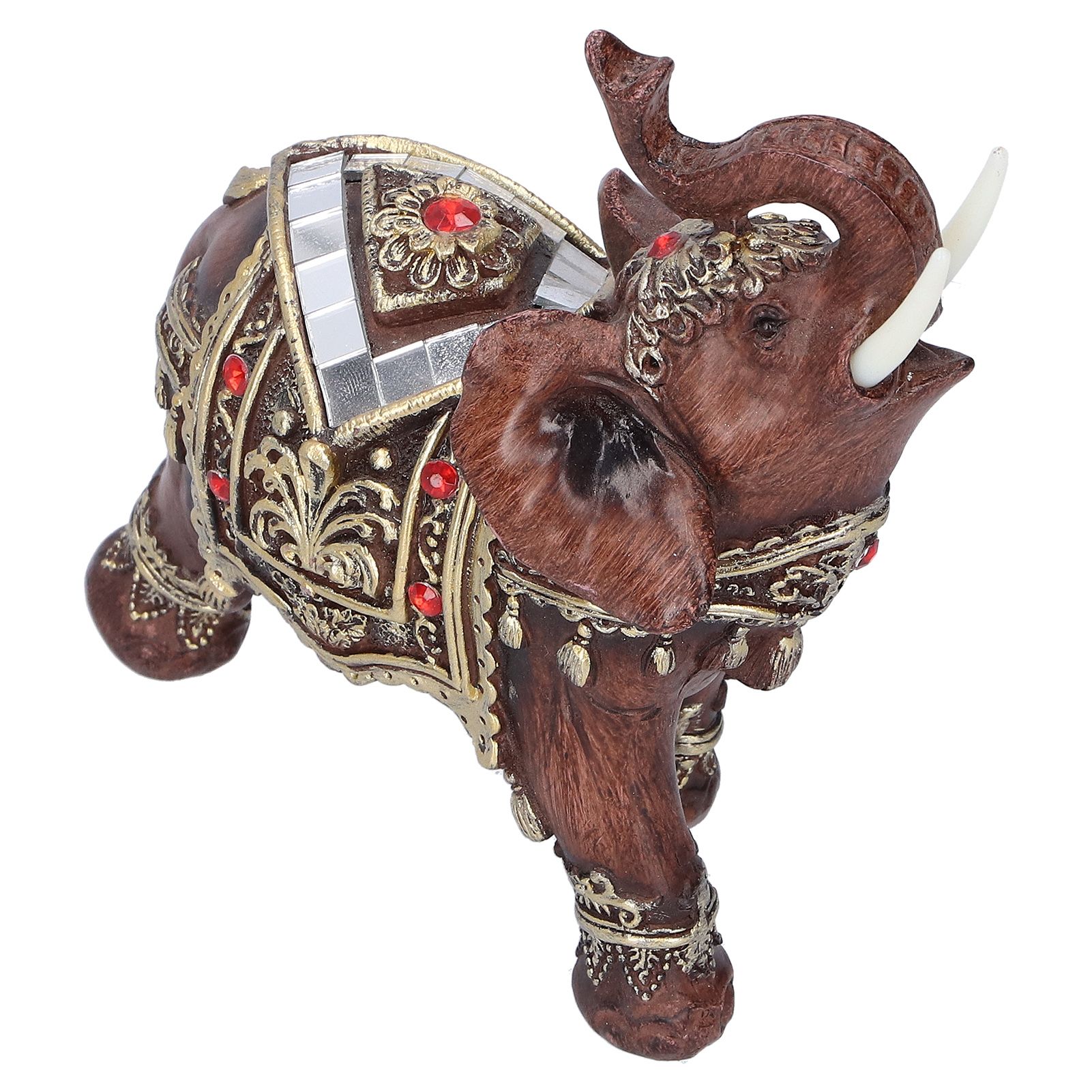 Elephant Statue Resin Desktop Figurine Ornament Home Living Room Decoration view 8
