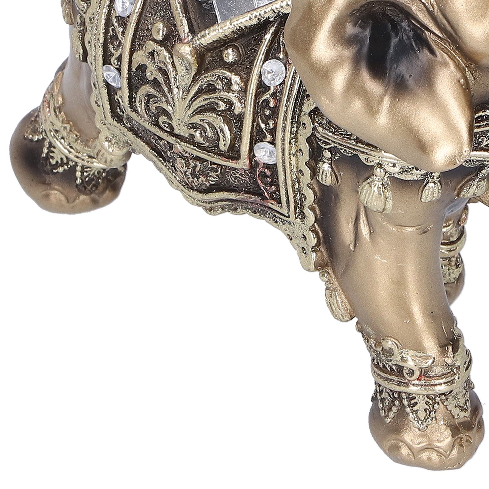 Elephant Statue Figurine Feng Shui Resin Animal Ornament Art Crafts Desktop view 12