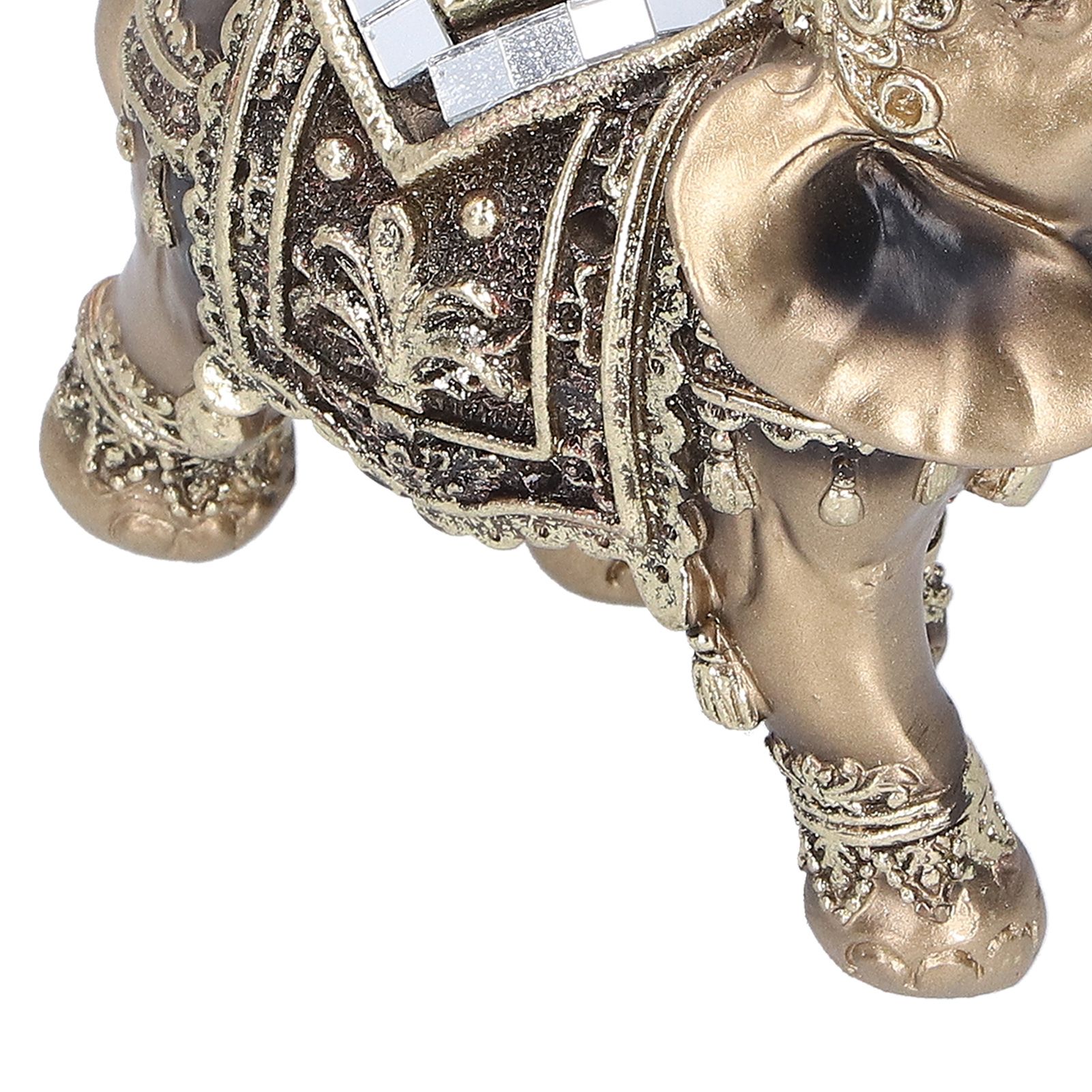 Elephant Statue Figurine Feng Shui Resin Animal Ornament Art Crafts Desktop view 12