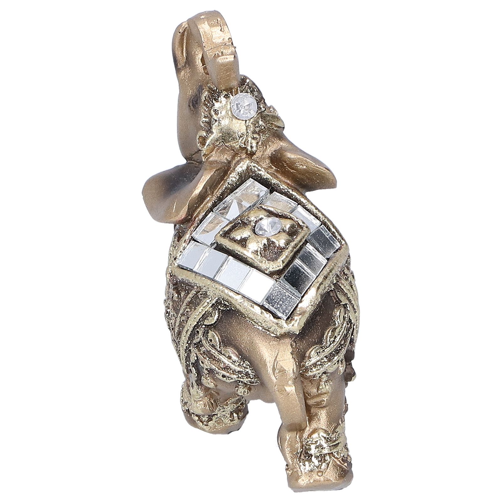 Elephant Statue Figurine Feng Shui Resin Animal Ornament Art Crafts Desktop view 5