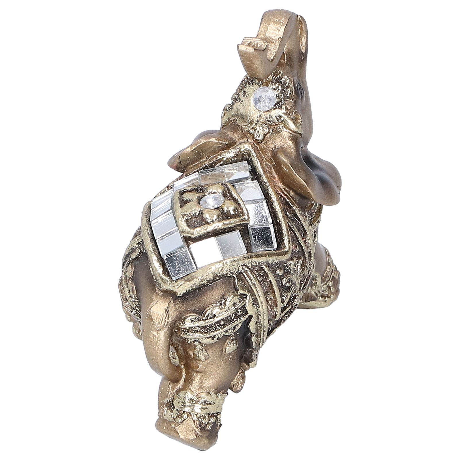 Elephant Statue Figurine Feng Shui Resin Animal Ornament Art Crafts Desktop view 6