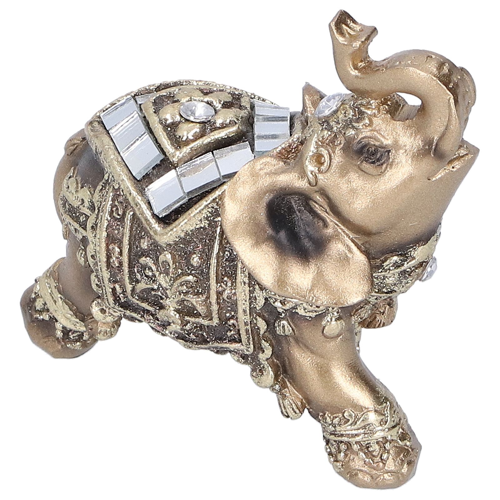 Elephant Statue Figurine Feng Shui Resin Animal Ornament Art Crafts Desktop view 8
