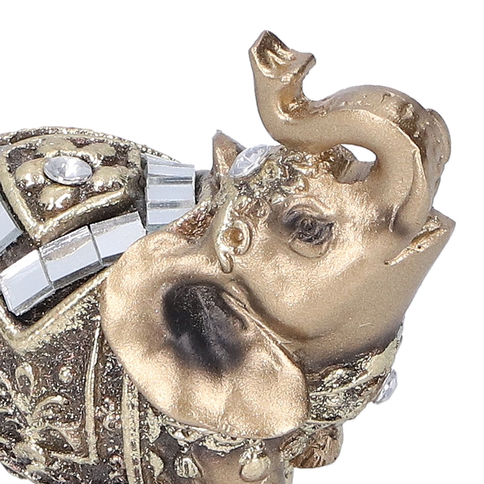Elephant Statue Figurine Feng Shui Resin Animal Ornament Art Crafts Desktop view 11