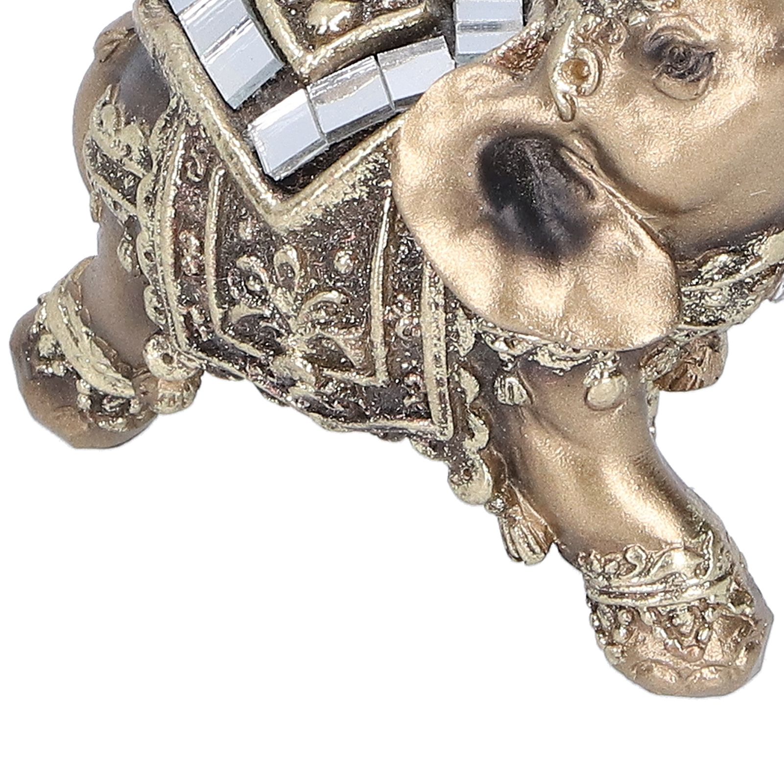 Elephant Statue Figurine Feng Shui Resin Animal Ornament Art Crafts Desktop view 12