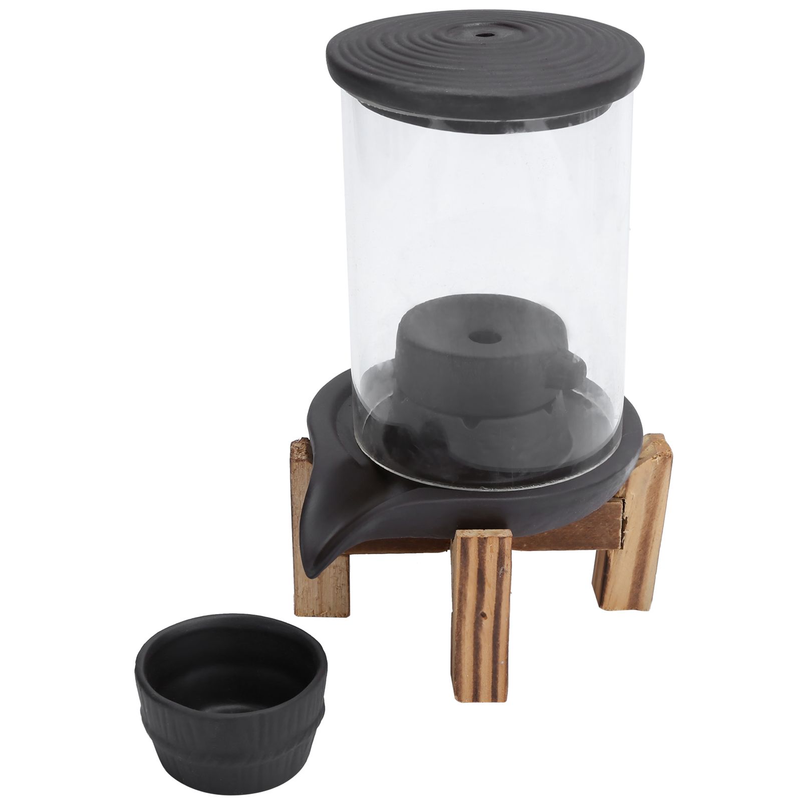 Incense Burner Smoke Backflow Incense Holder Living Room Decor Feng Shui view 2