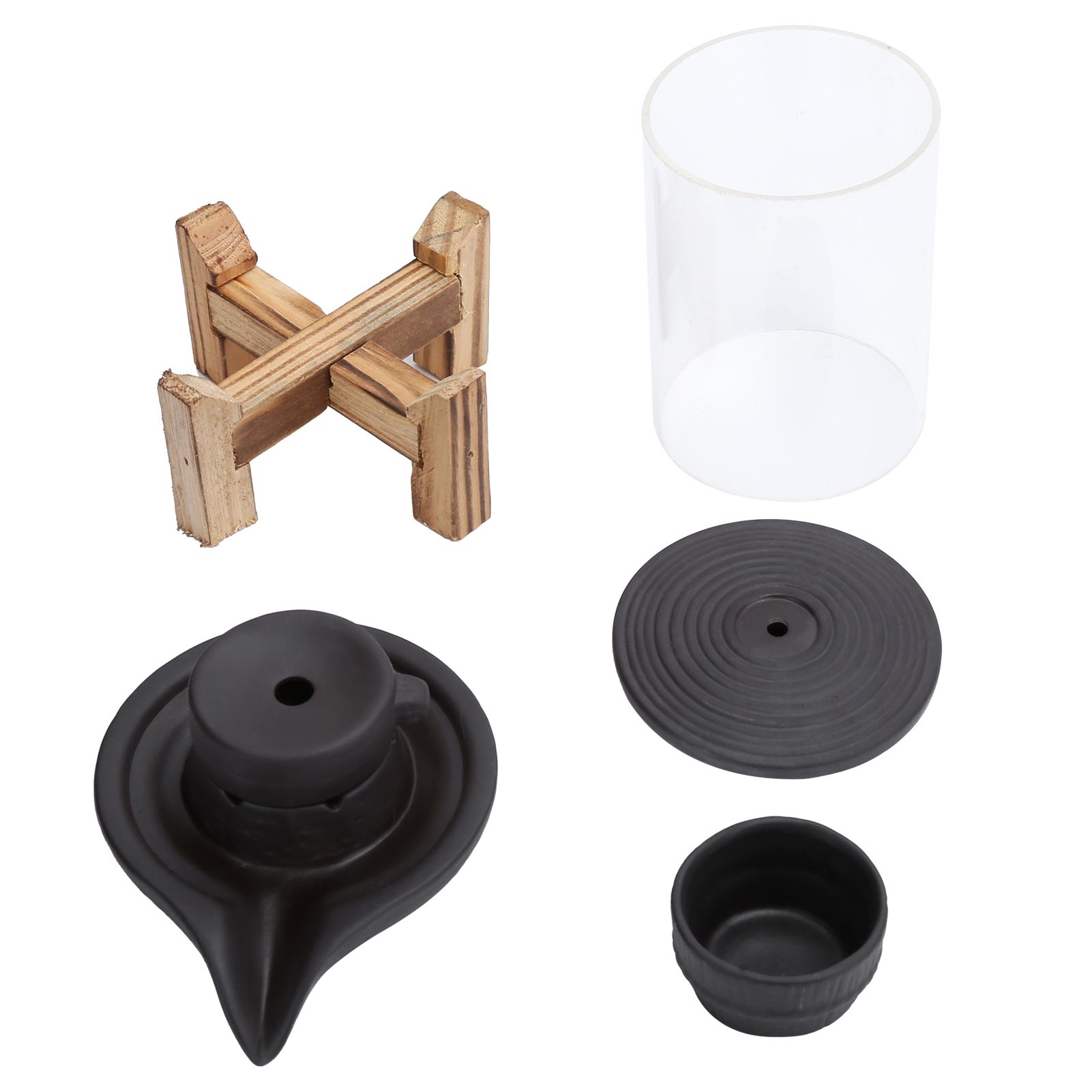 Incense Burner Smoke Backflow Incense Holder Living Room Decor Feng Shui view 6