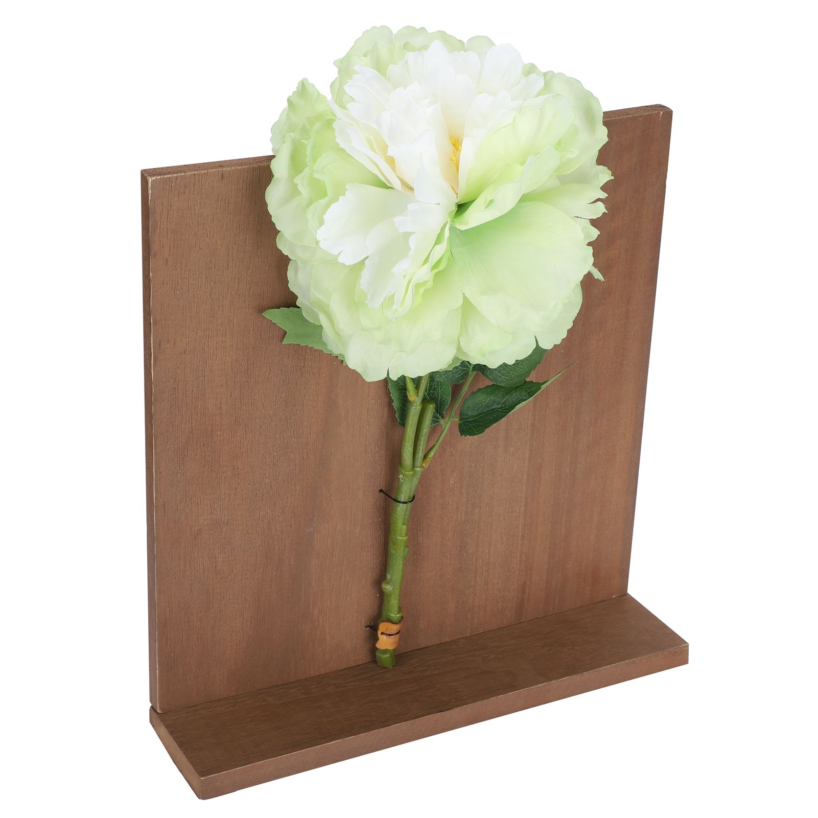 Artificial Flower Hanging Ornaments with Wood Board Indoor Living Room Bedroom view 2