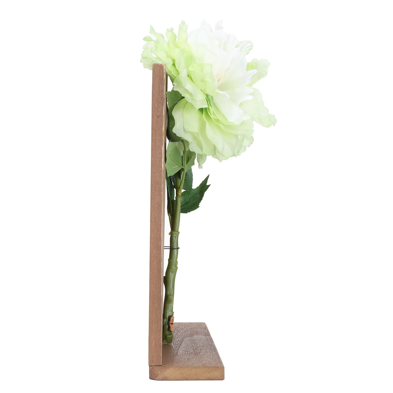Artificial Flower Hanging Ornaments with Wood Board Indoor Living Room Bedroom view 5