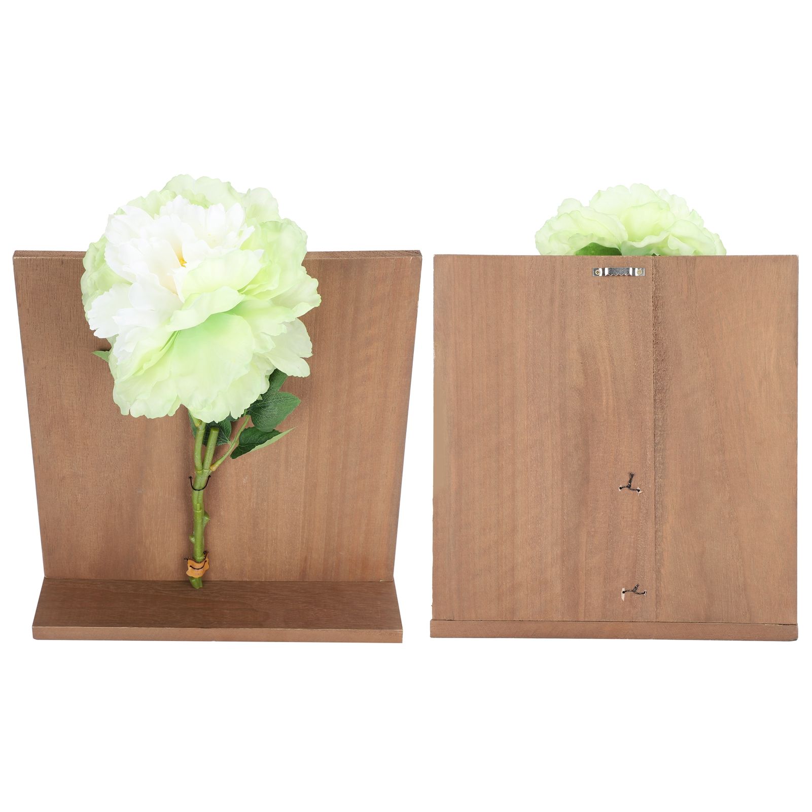Artificial Flower Hanging Ornaments with Wood Board Indoor Living Room Bedroom view 7