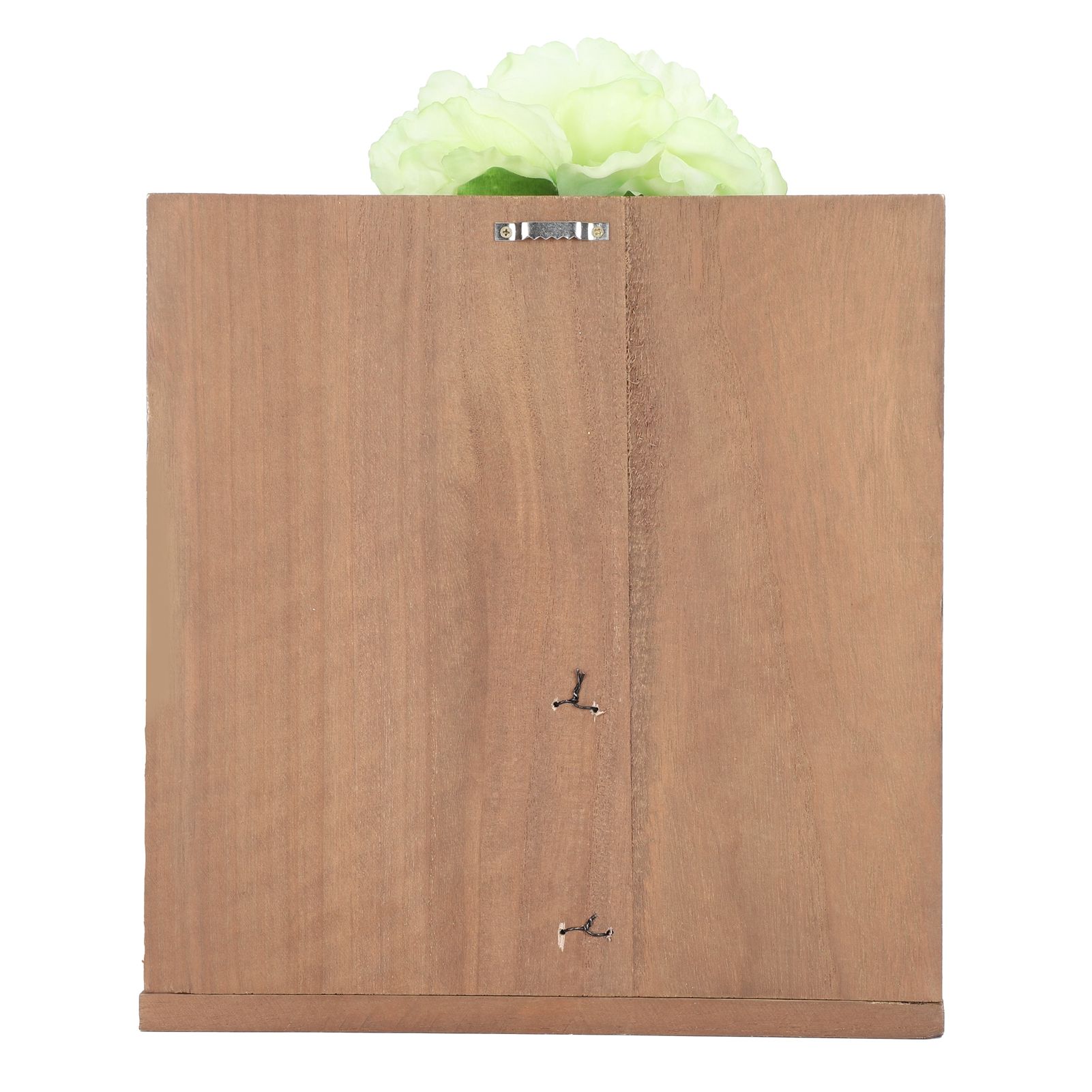 Artificial Flower Hanging Ornaments with Wood Board Indoor Living Room Bedroom view 13