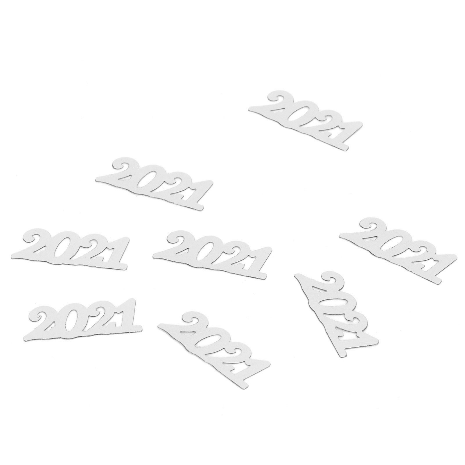 2021 Confetti Decorations Paper New Year Confetti Glitter Ornament for Wedding view 5