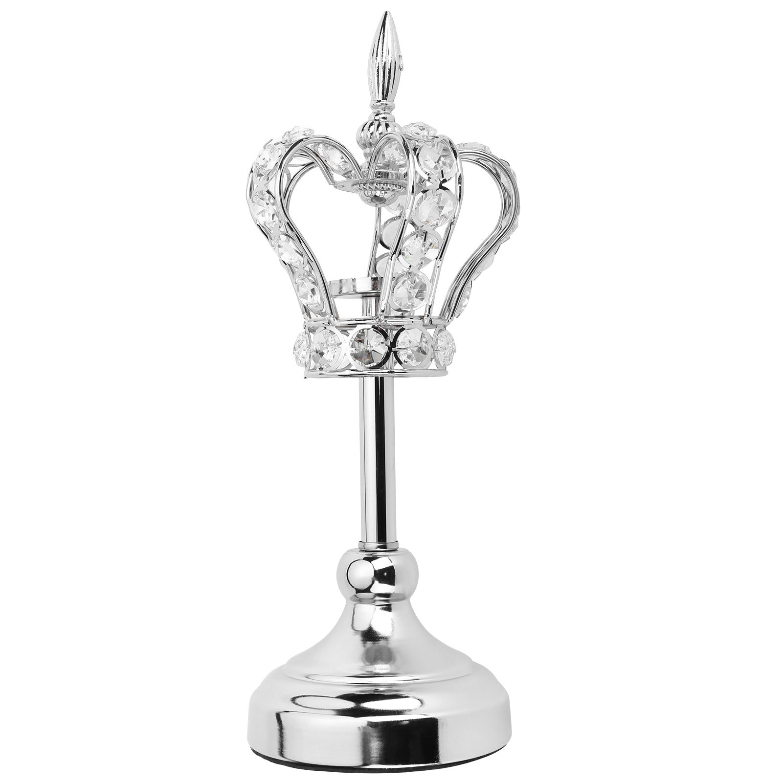 Crown Shape Tea Light Holders Candlestick Candle Holder Stand Wedding view 2