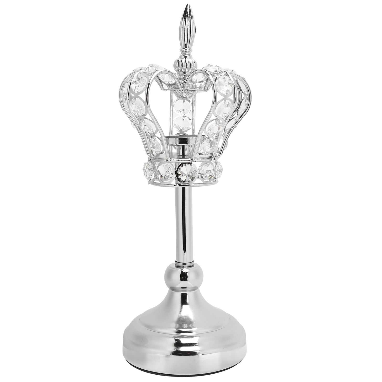 Crown Shape Tea Light Holders Candlestick Candle Holder Stand Wedding view 4