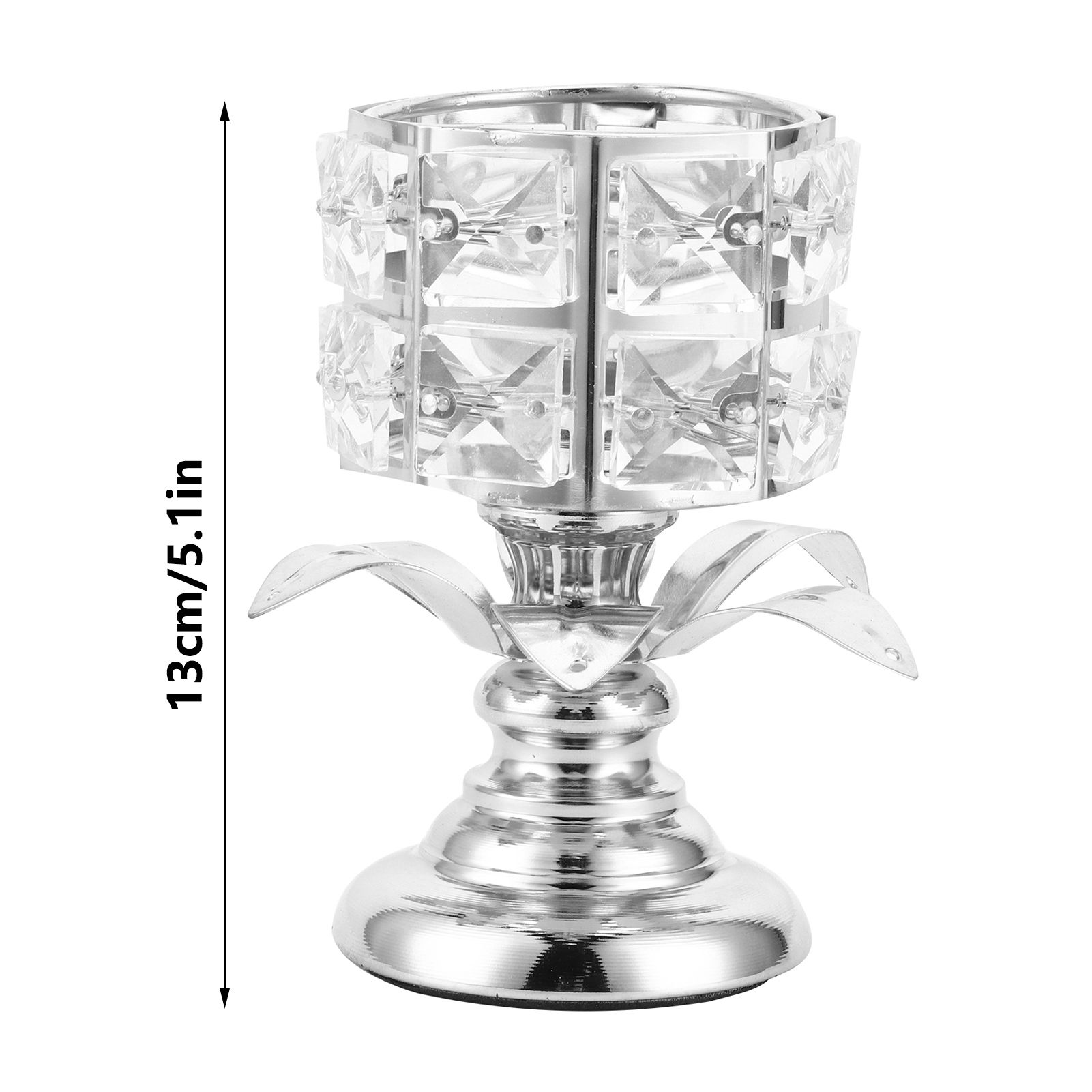 Candle Holder Electroplating Hollow Candlestick Home Decoration Table view 14