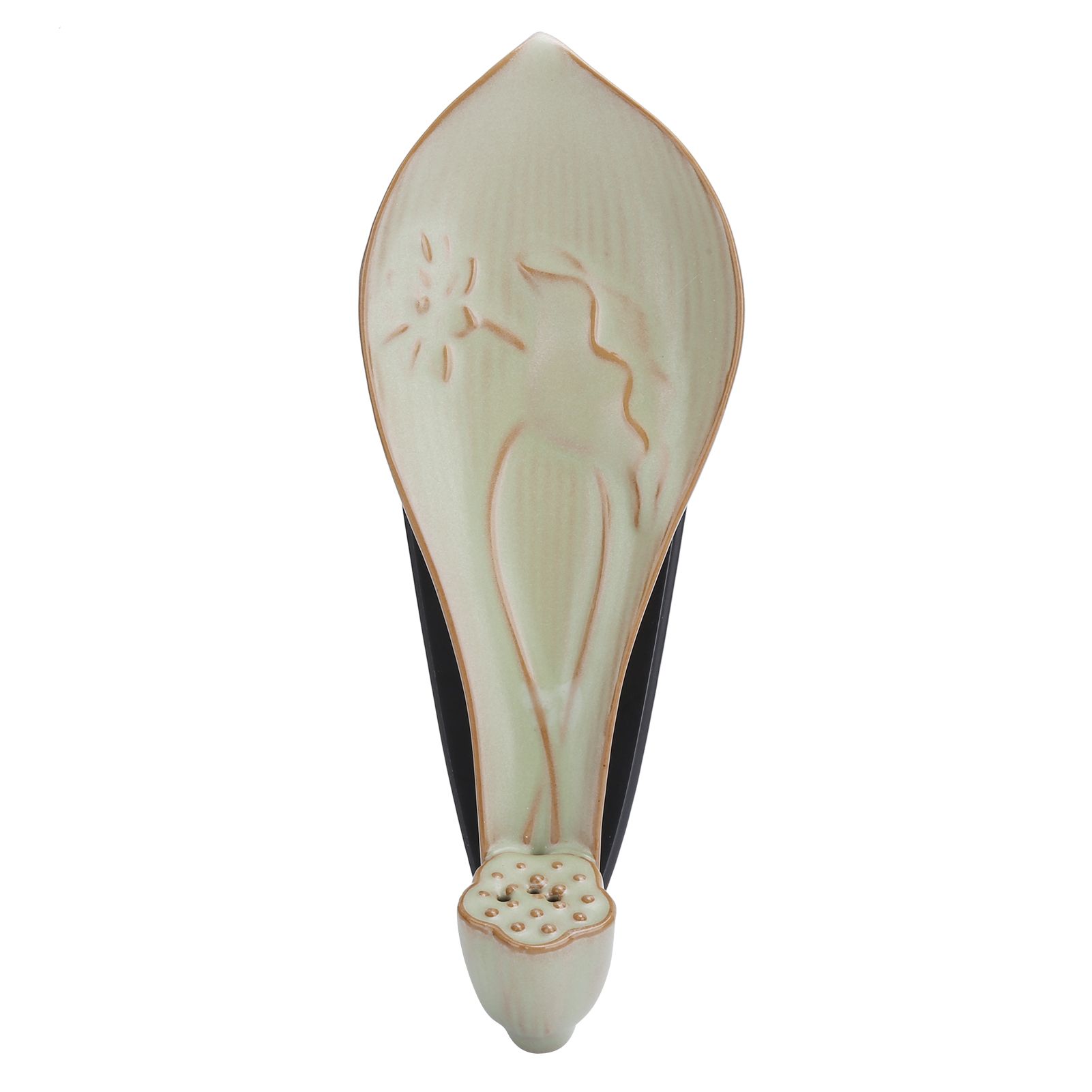 Incense Holder Embossed Ceramic Incense Stick Coil Burner Tray Desktop Decoration view 8