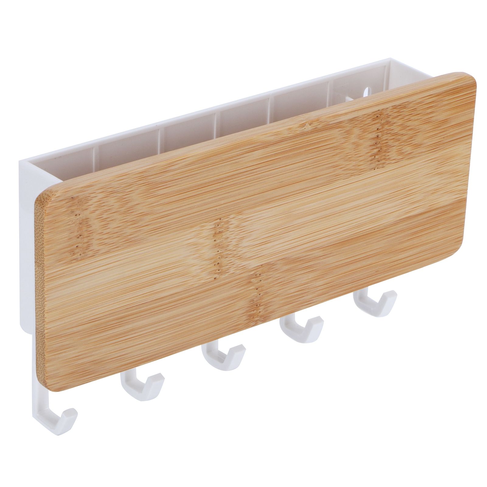 Wall Mount Key Holder Home Wall Mount Key Hanger Organizer Storage Box with 5 view 4
