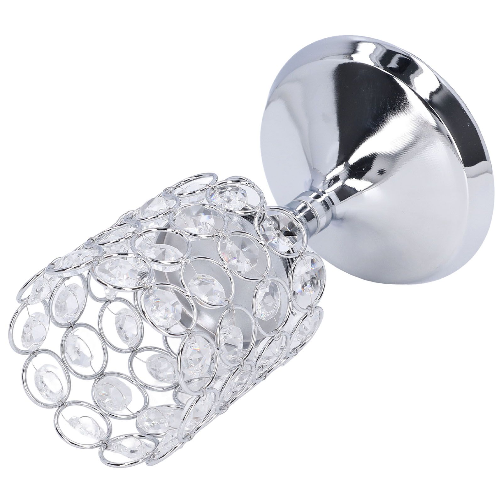 Crystal Candle Holder Electroplating Process Carved Design Elegant Style view 4