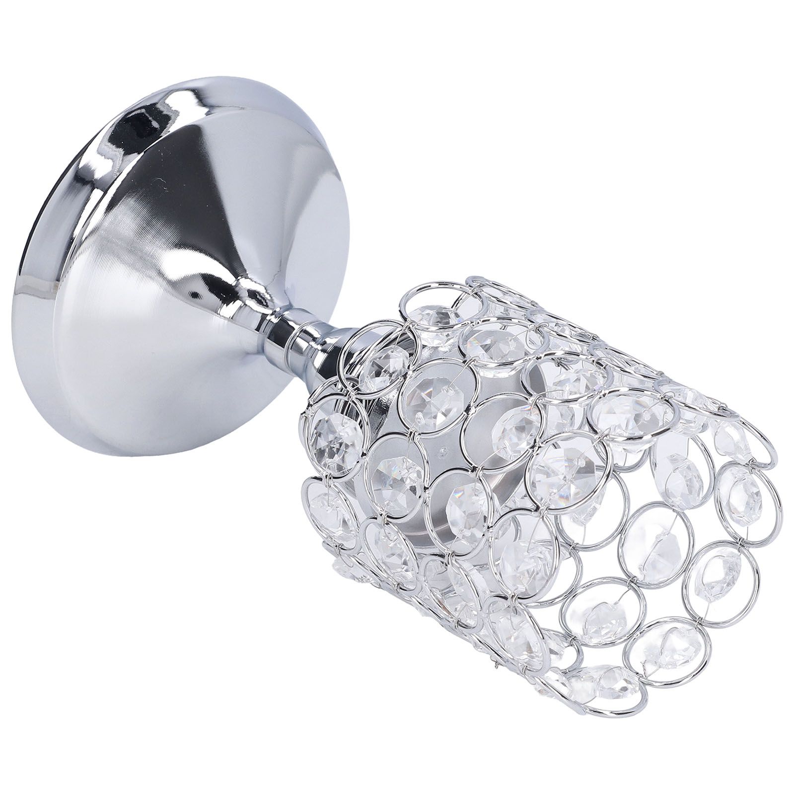 Crystal Candle Holder Electroplating Process Carved Design Elegant Style view 8