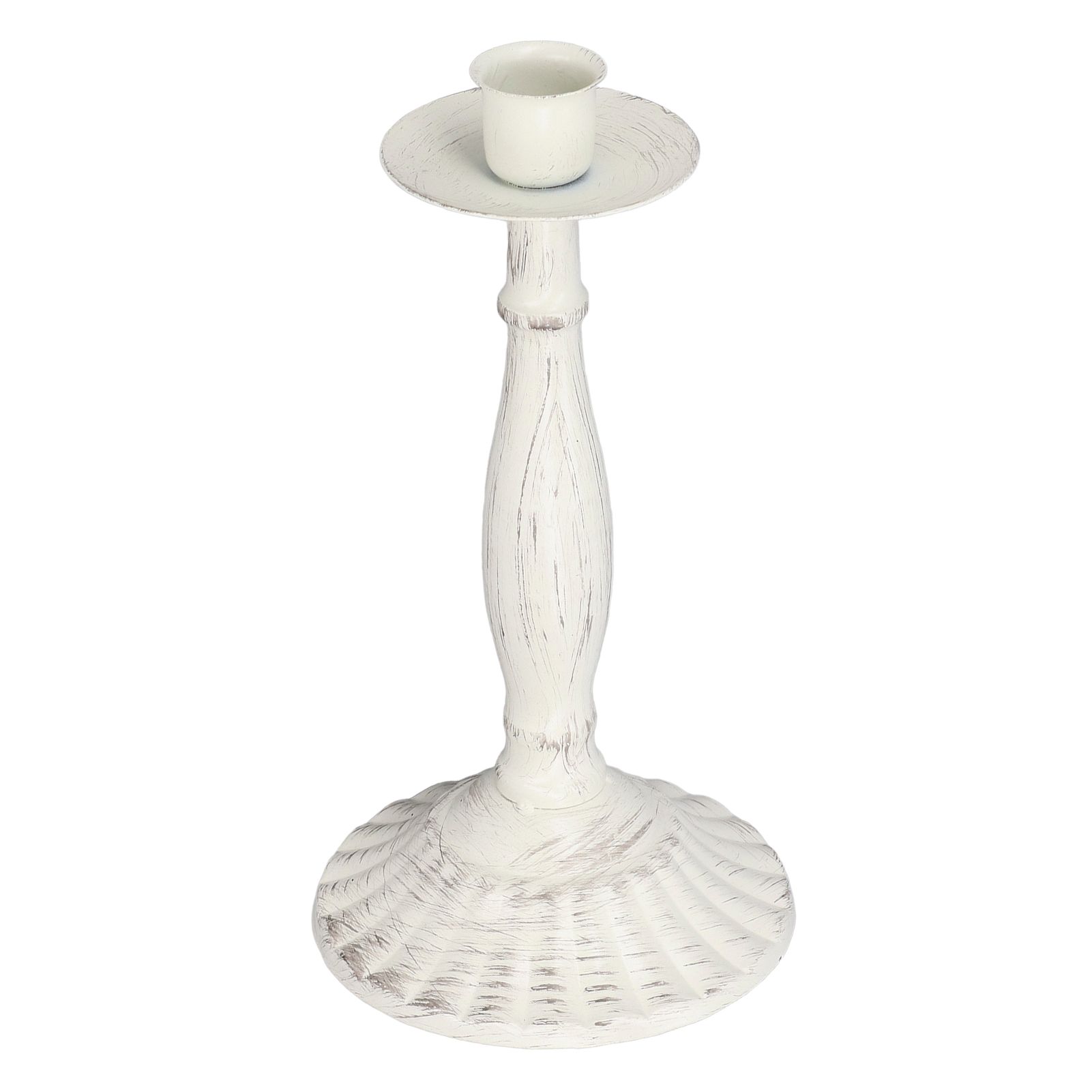 Candle Holders White Iron Material Retro Style Decorative Candlestick Pedestal view 5