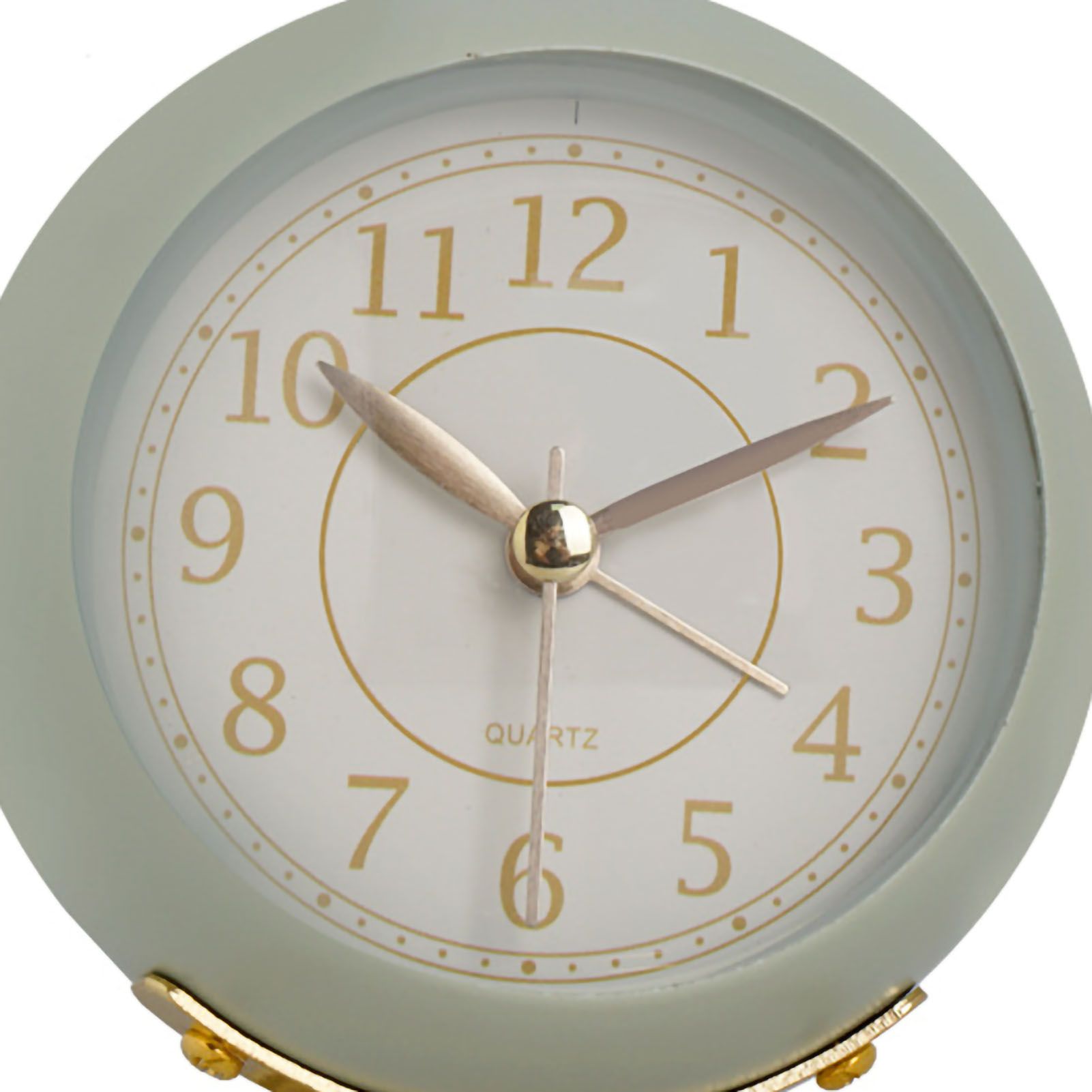 European Style Metal Clock Ingenious Mute Round Children Electronic Quartz view 5
