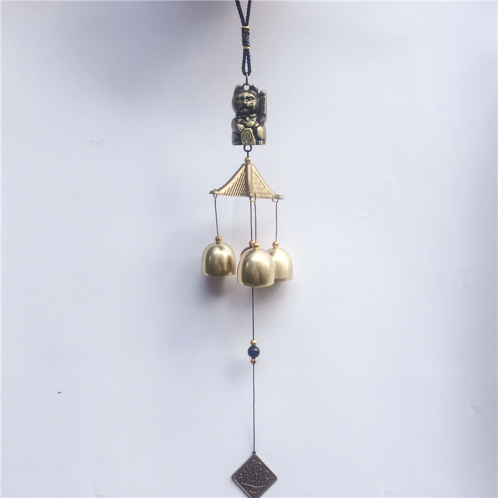 Metal Hanging Wind Chimes Soft Voice Peace Symbolism Golden Wind Chimes for view 6
