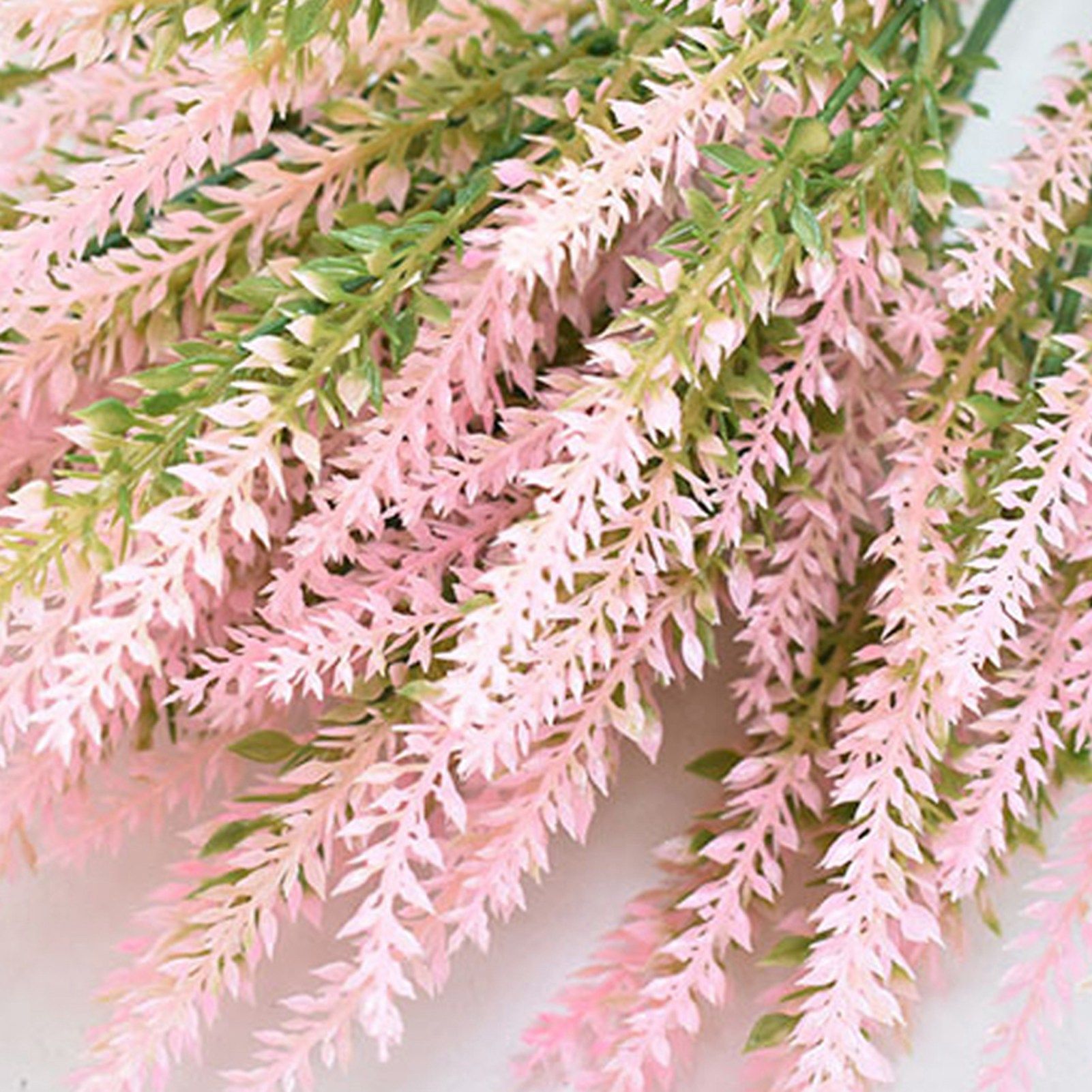 Plastic Artificial Lavender Flowers Odorless Realistic Fake Lavender for Scene view 2