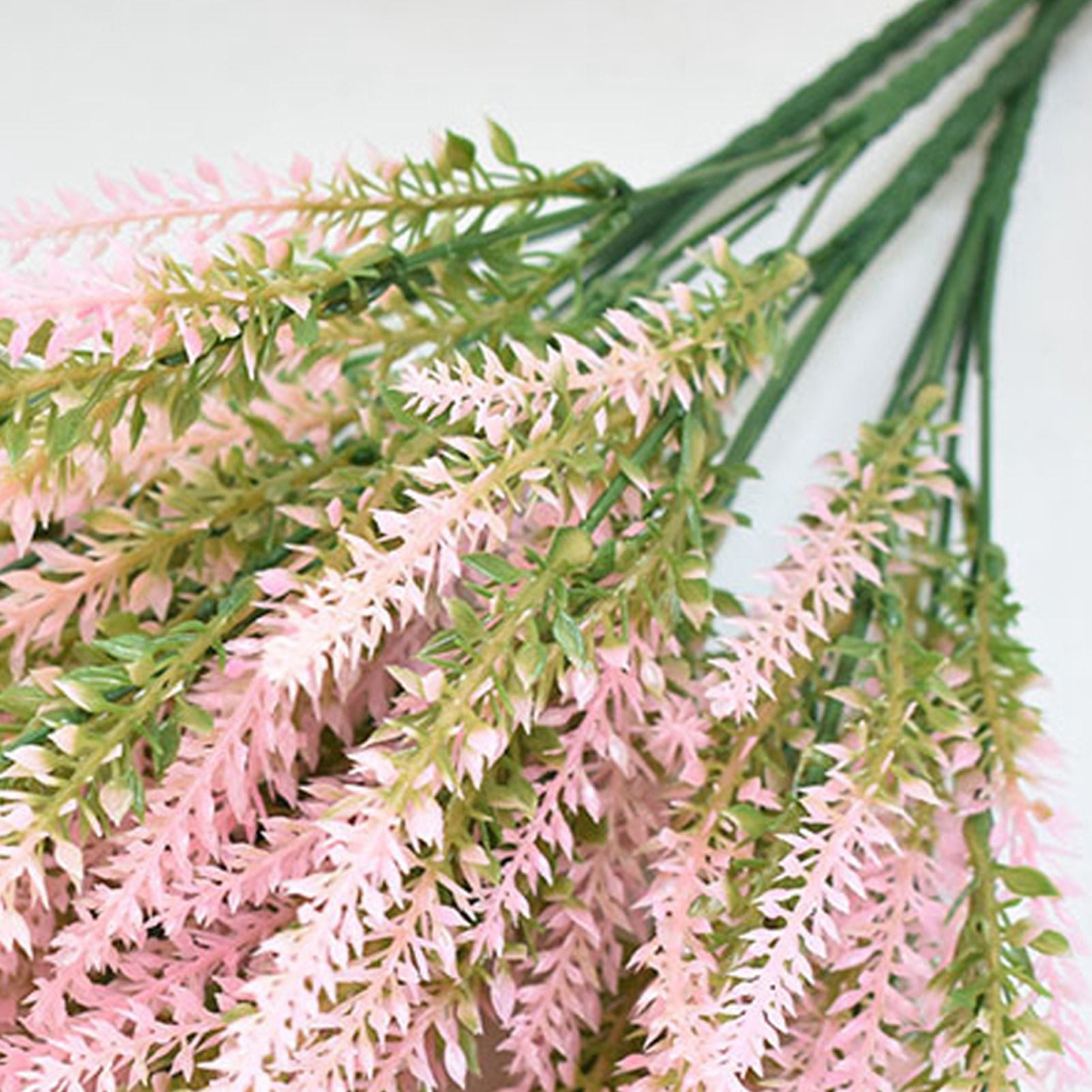 Plastic Artificial Lavender Flowers Odorless Realistic Fake Lavender for Scene view 3
