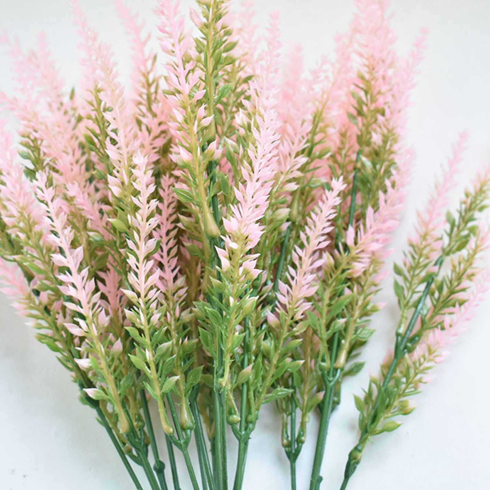 Plastic Artificial Lavender Flowers Odorless Realistic Fake Lavender for Scene view 5