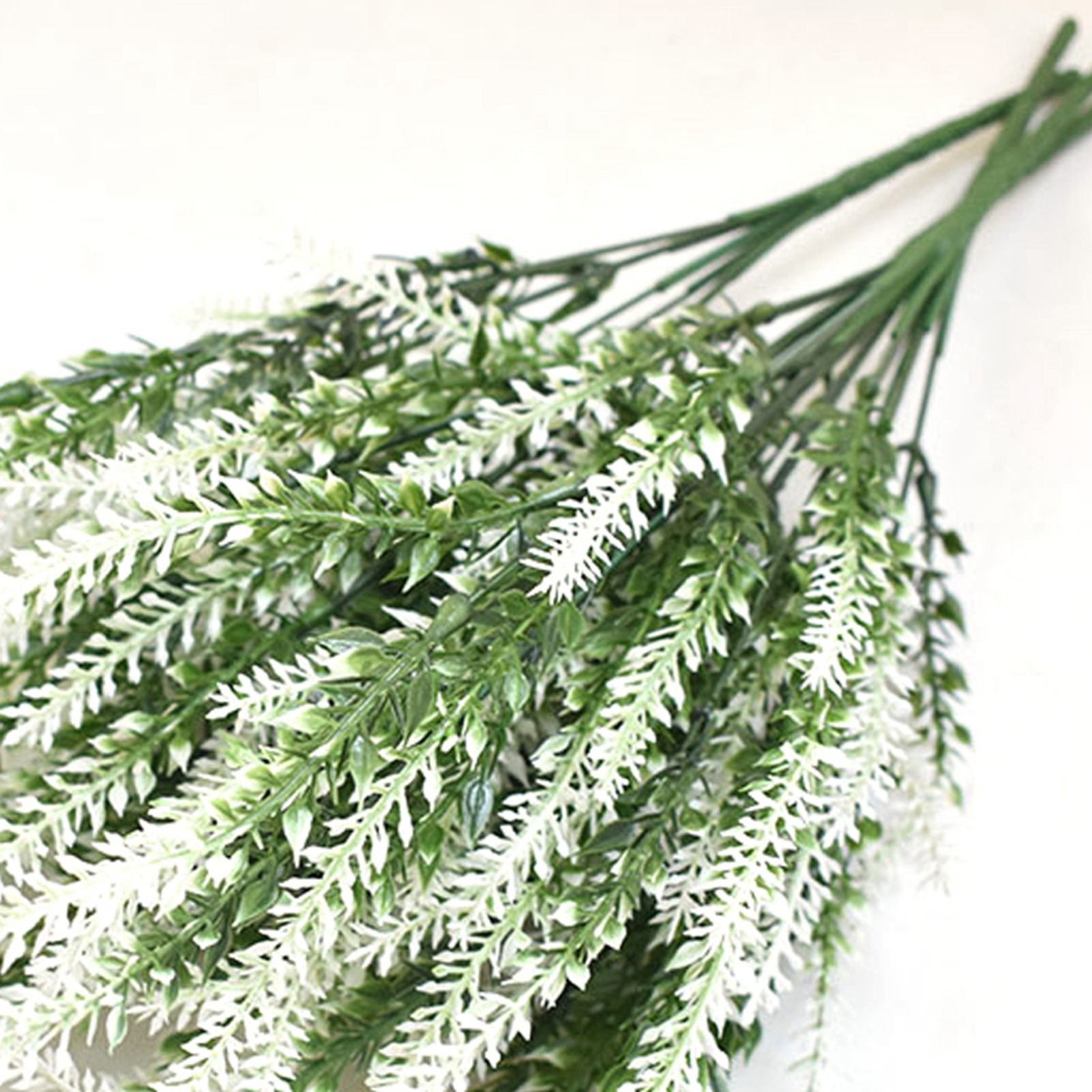 Plastic Artificial Lavender Flowers Odorless Realistic Fake Lavender for Scene view 2