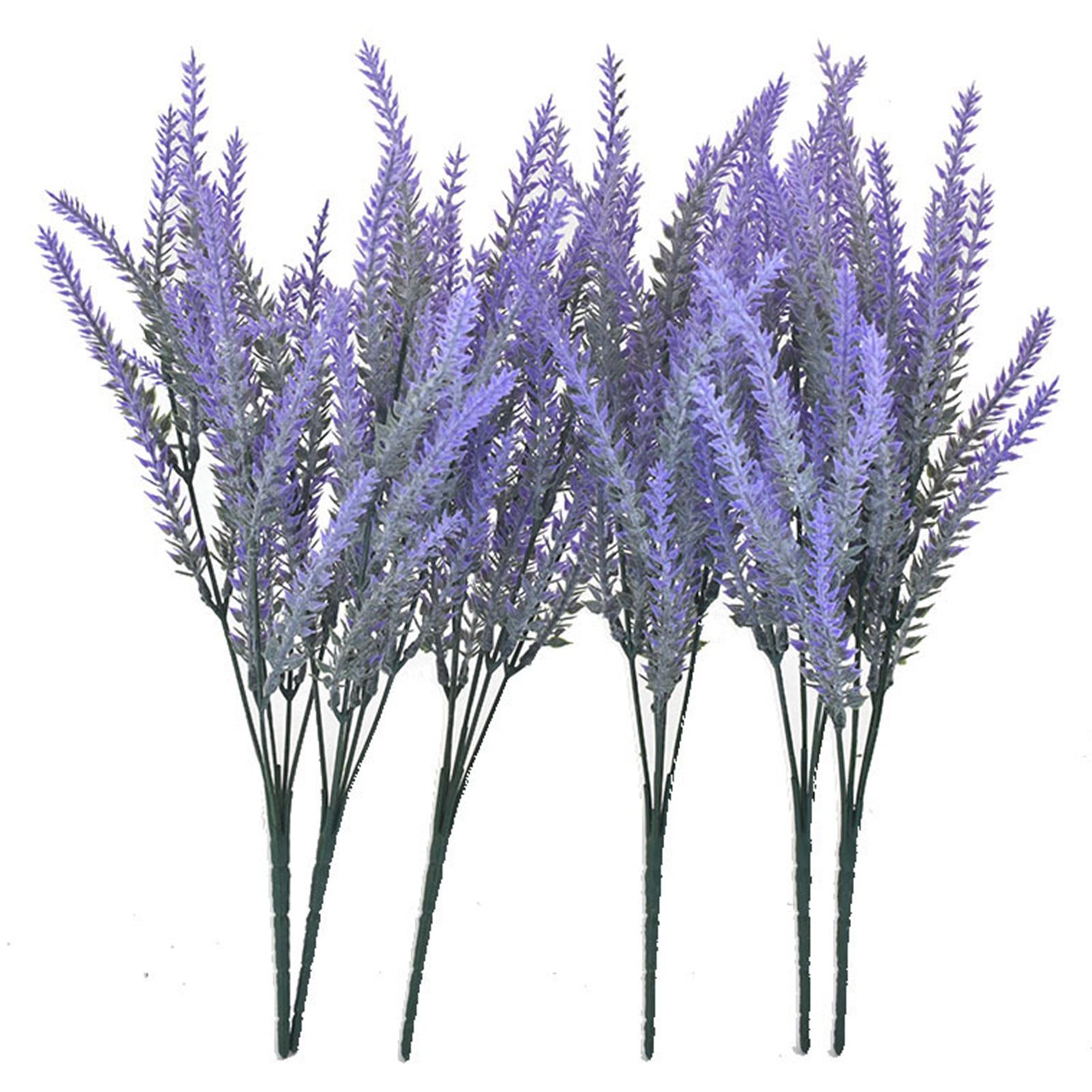 Plastic Artificial Lavender Flowers Odorless Realistic Fake Lavender for Scene view 4