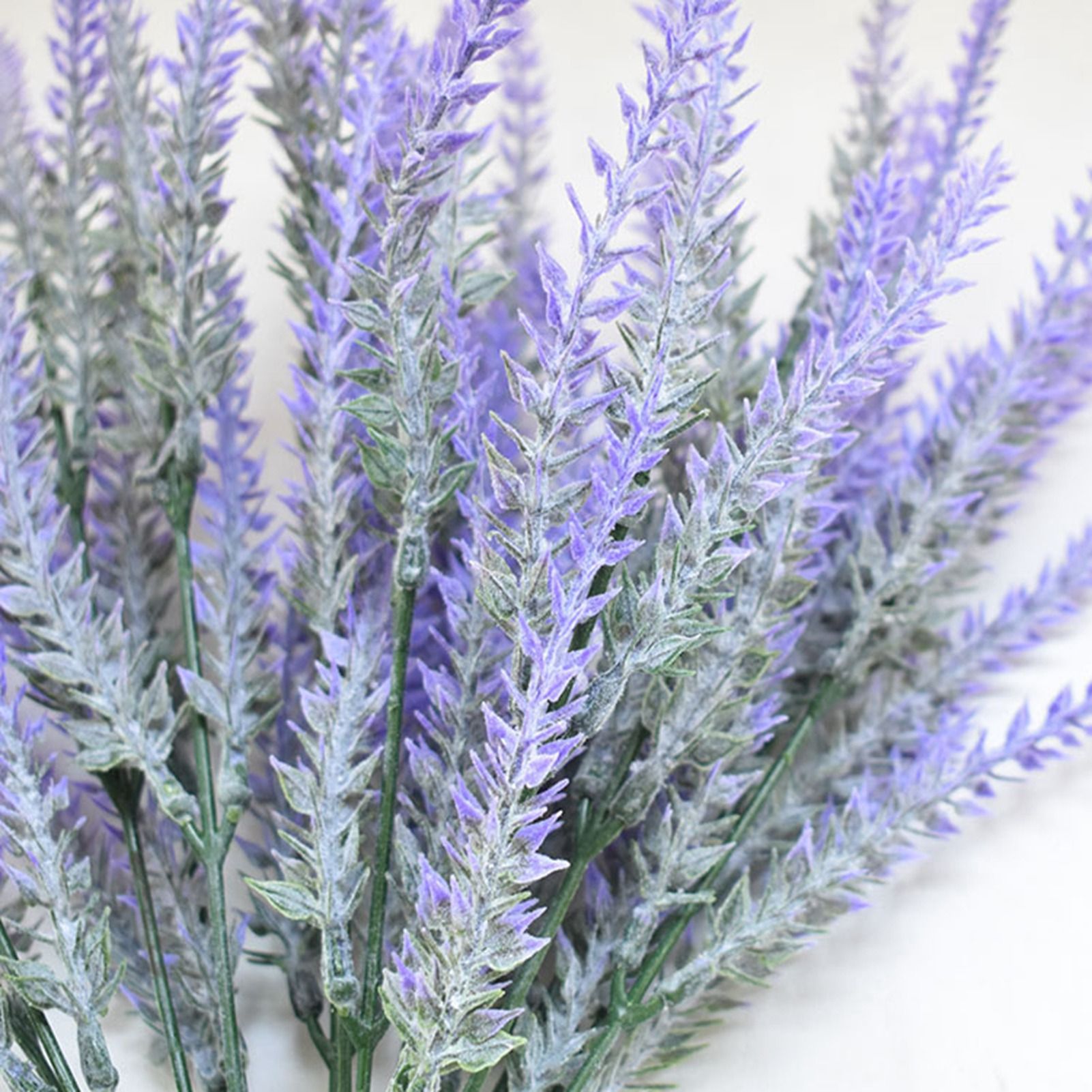 Plastic Artificial Lavender Flowers Odorless Realistic Fake Lavender for Scene view 5