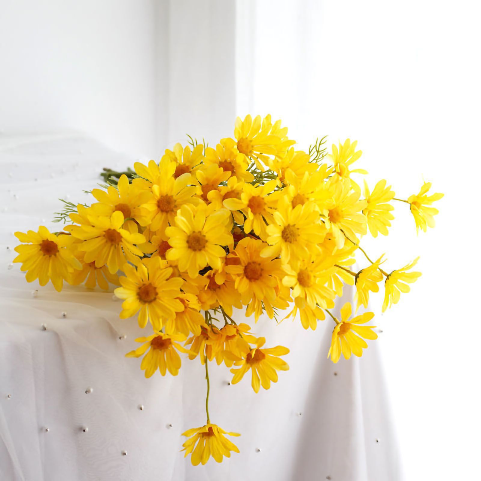 Artificial Daisy Flowers Bouquet Home Decoration for Living Room Dining Room