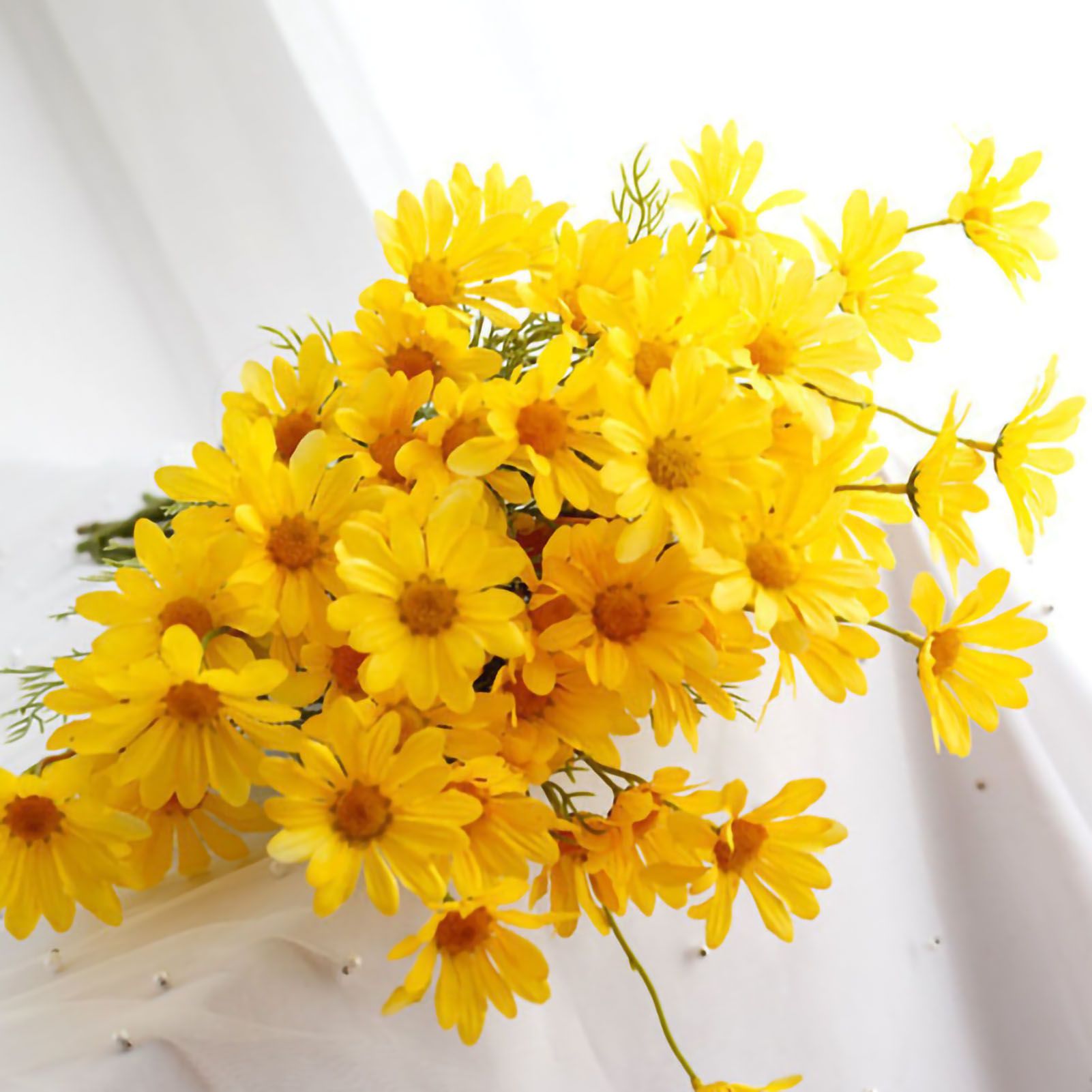 Artificial Daisy Flowers Bouquet Home Decoration for Living Room Dining Room view 3