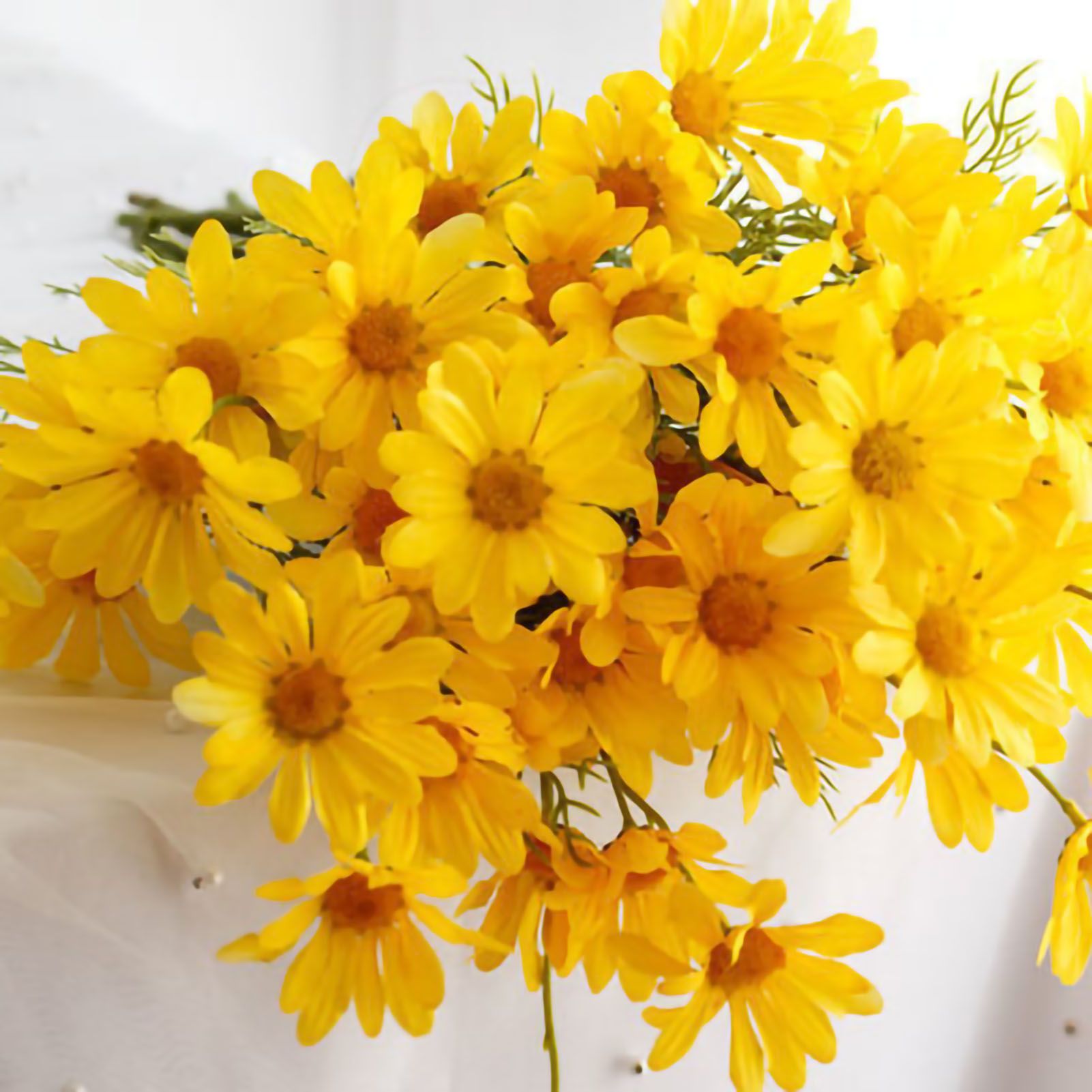Artificial Daisy Flowers Bouquet Home Decoration for Living Room Dining Room view 5