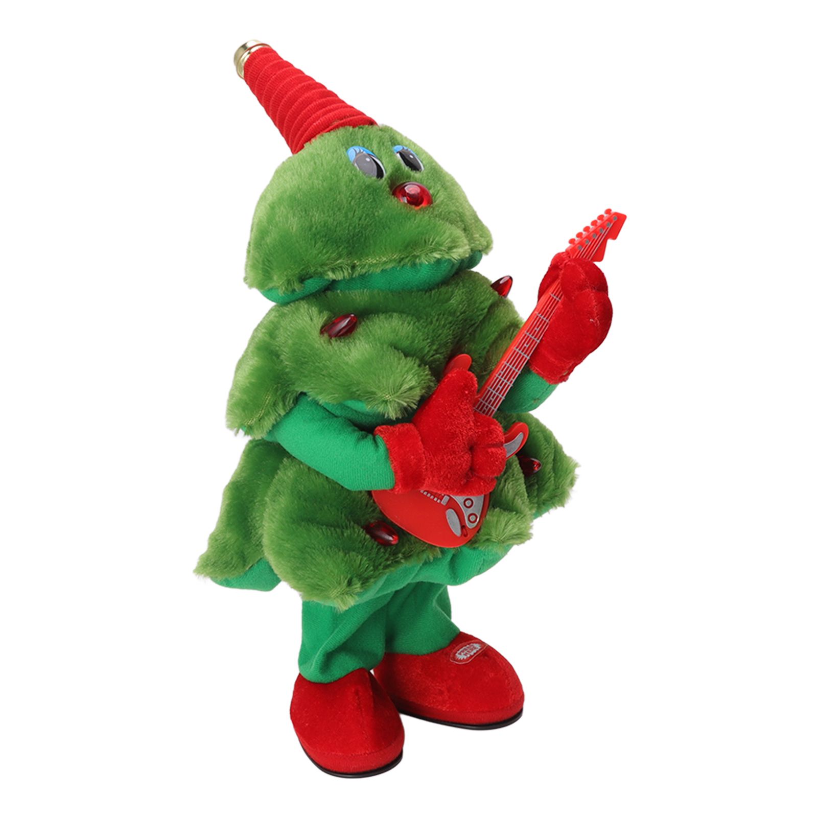 Electric Christmas Tree Plush Toy 8 Songs Continuous Play Glowing Swinging view 9