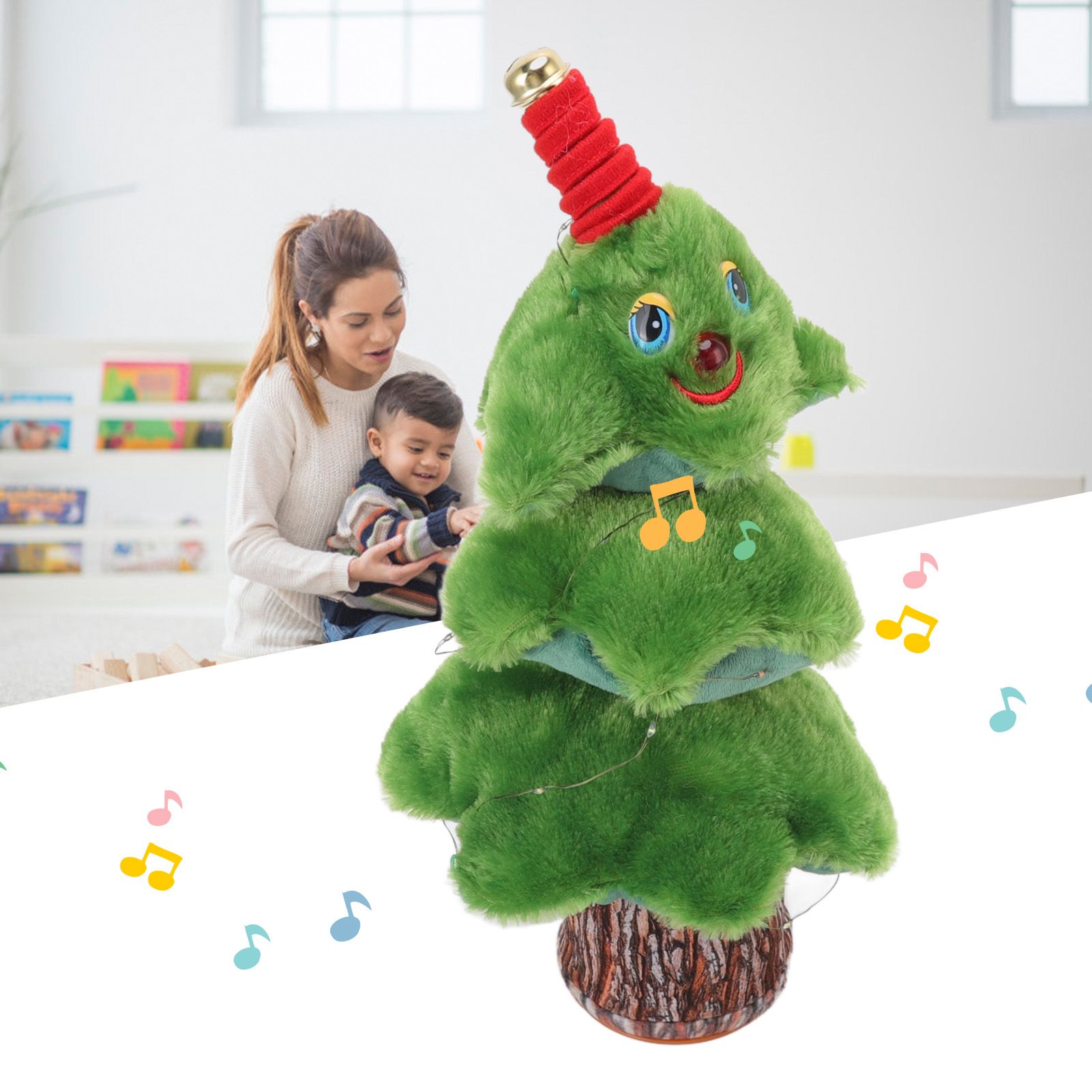 Singing Dancing Christmas Tree 8 Songs Electric Singing Xmas Tree for view 11