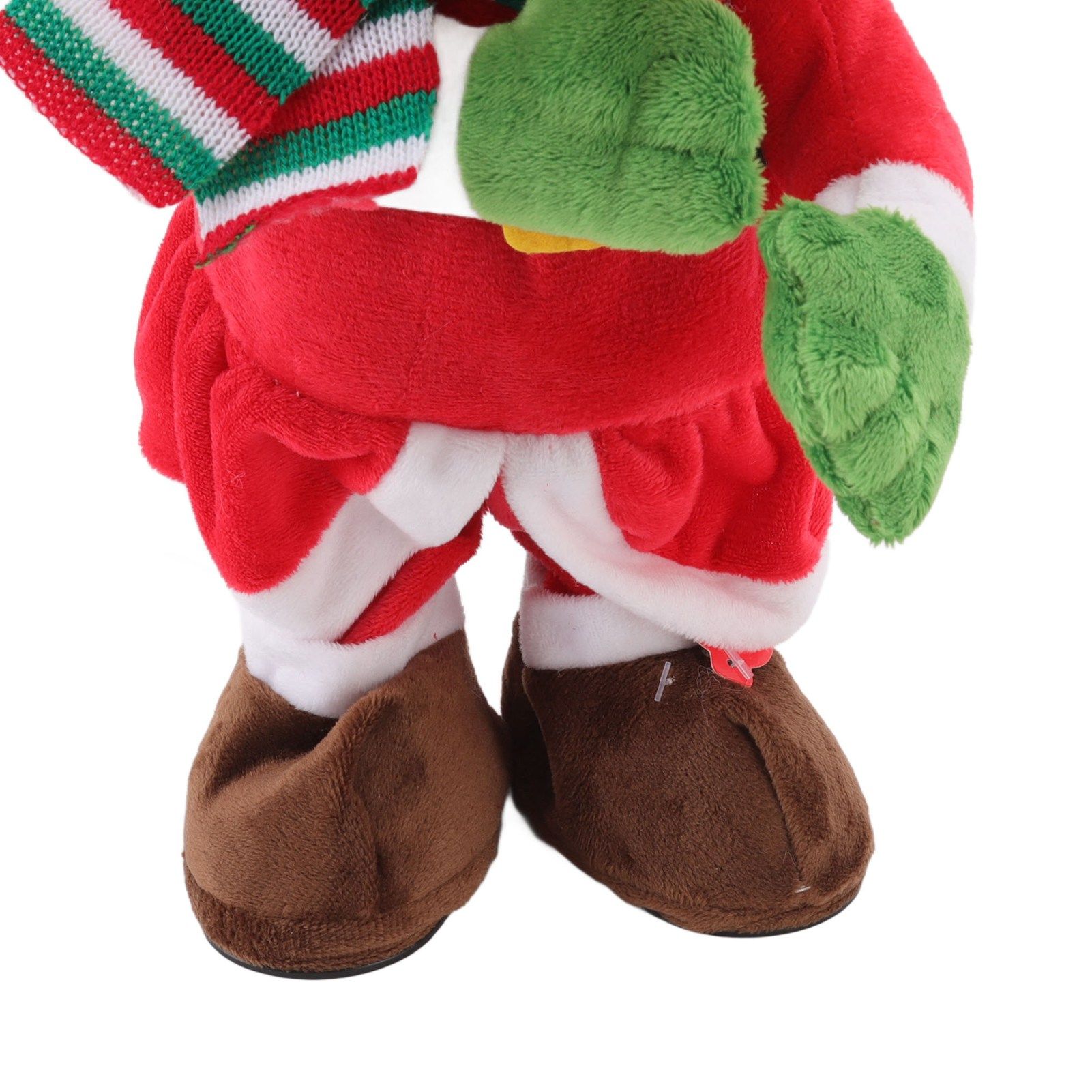 Electric Music Christmas Toy Doll Dancing Singing Glowing Swinging Plush Toy view 15