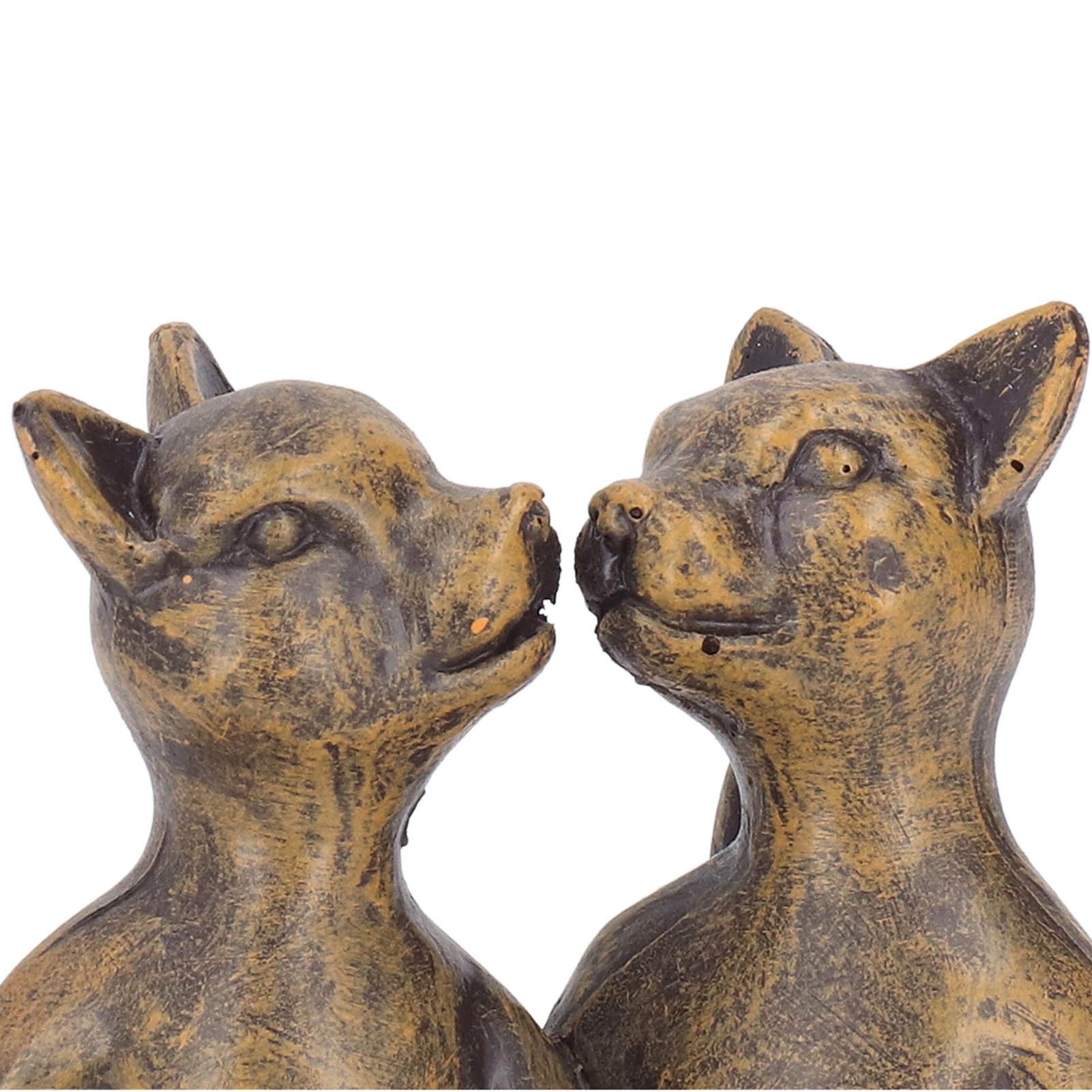 Kitten Resin Ornament Cute Lifelike Hand Painted Miniature Cat Decorations for view 14