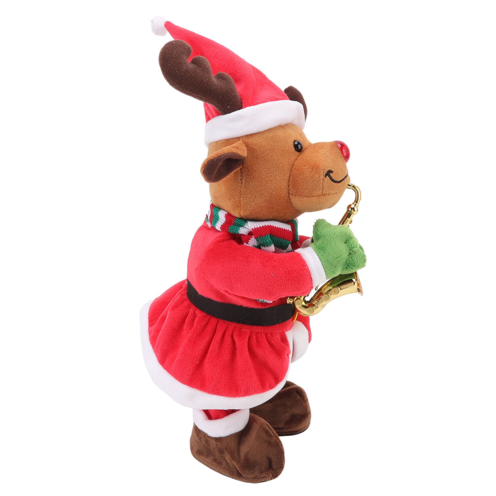 Electric Music Christmas Toy Doll 8 Songs Continuous Play Dancing Singing view 3