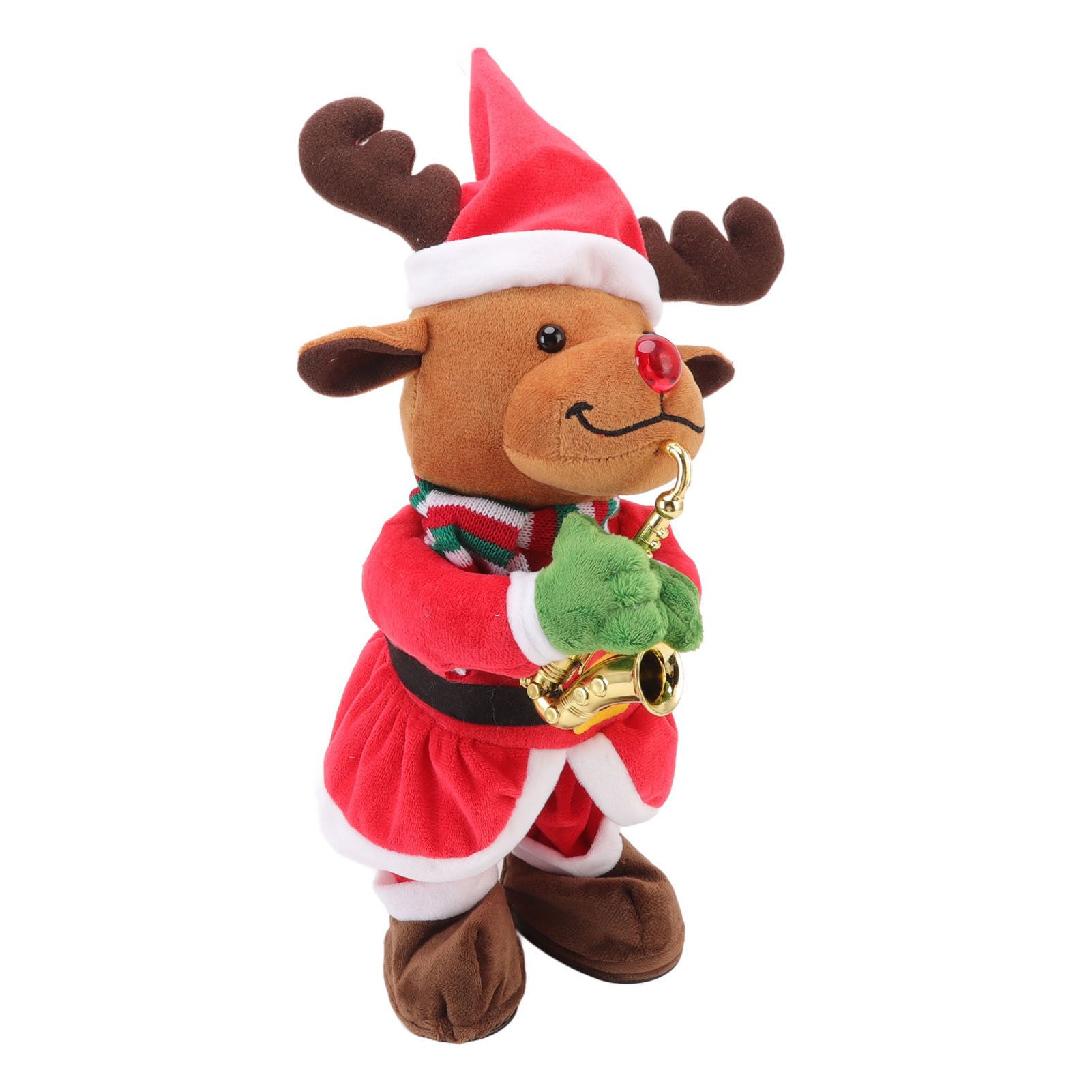 Electric Music Christmas Toy Doll 8 Songs Continuous Play Dancing Singing view 4