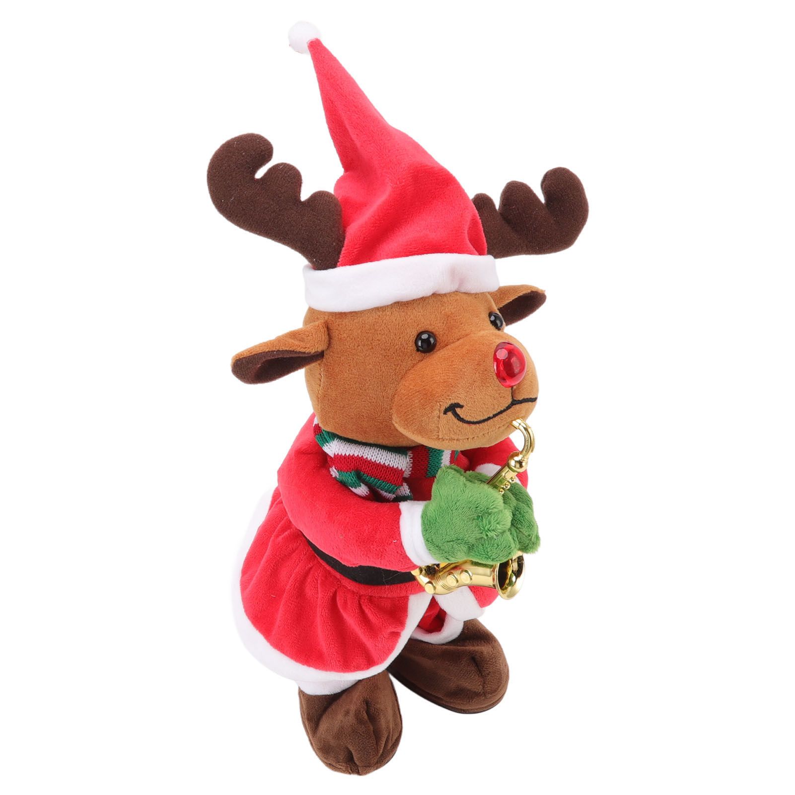 Electric Music Christmas Toy Doll 8 Songs Continuous Play Dancing Singing view 6