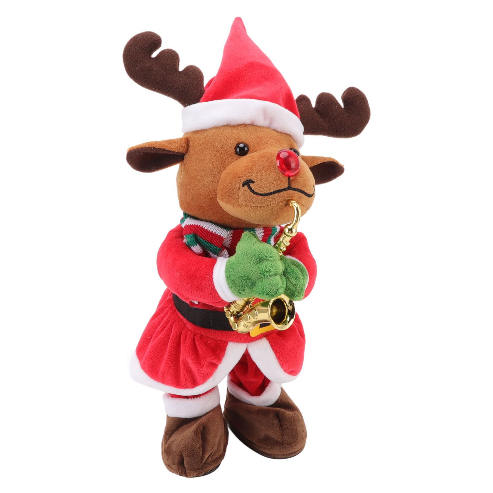 Electric Music Christmas Toy Doll 8 Songs Continuous Play Dancing Singing view 7