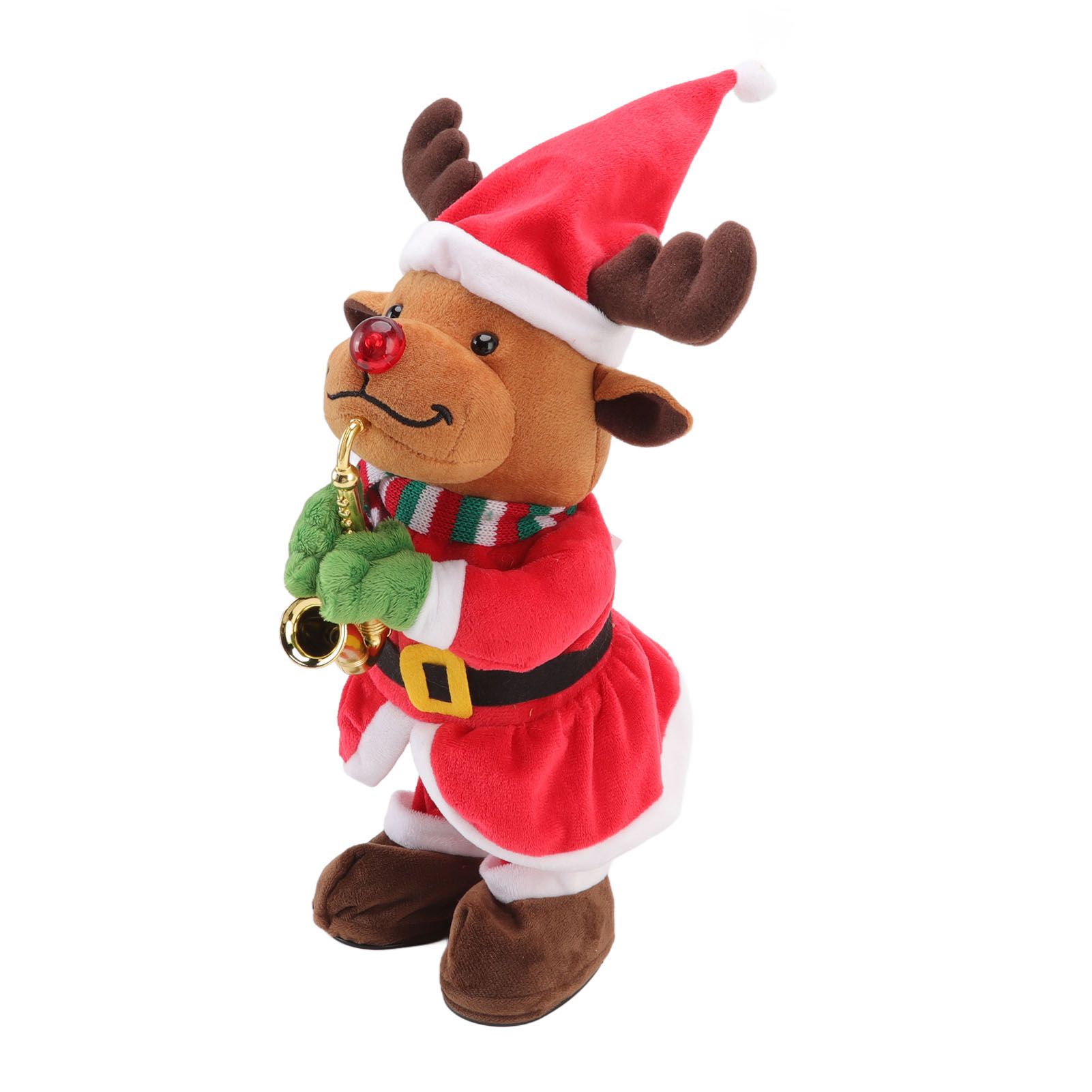 Electric Music Christmas Toy Doll 8 Songs Continuous Play Dancing Singing view 8